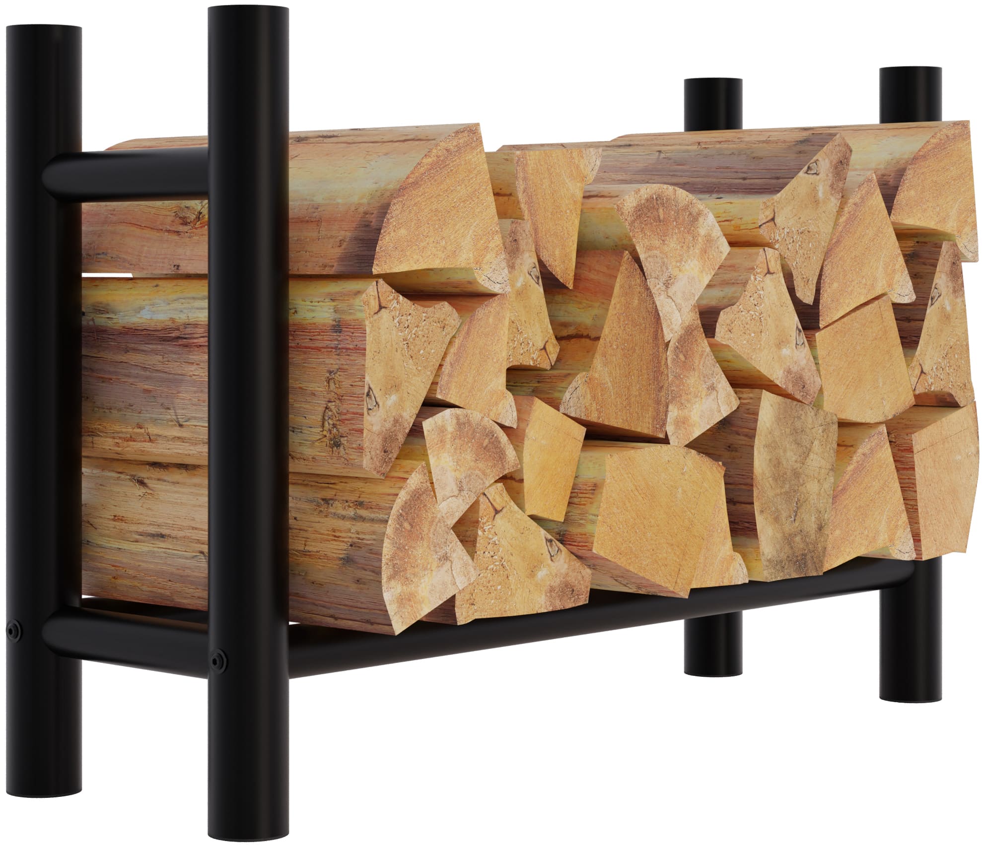 Firewood stand Medya black