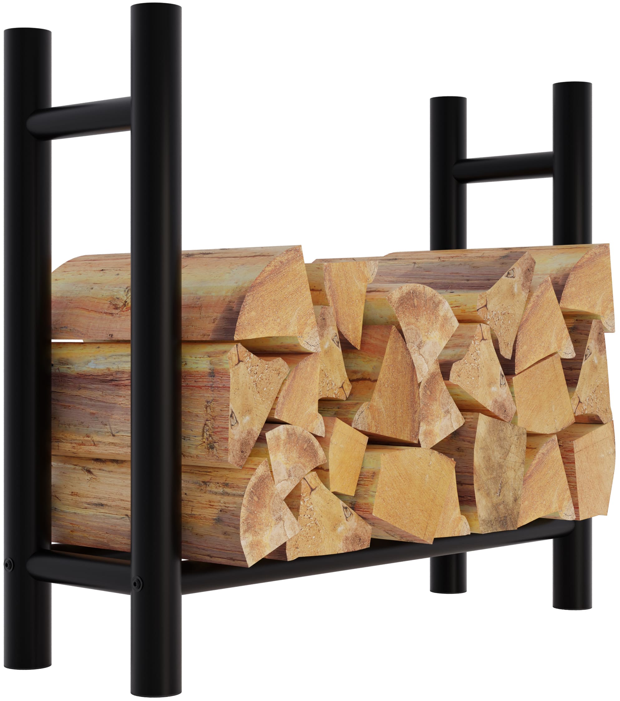 Firewood stand Medya black