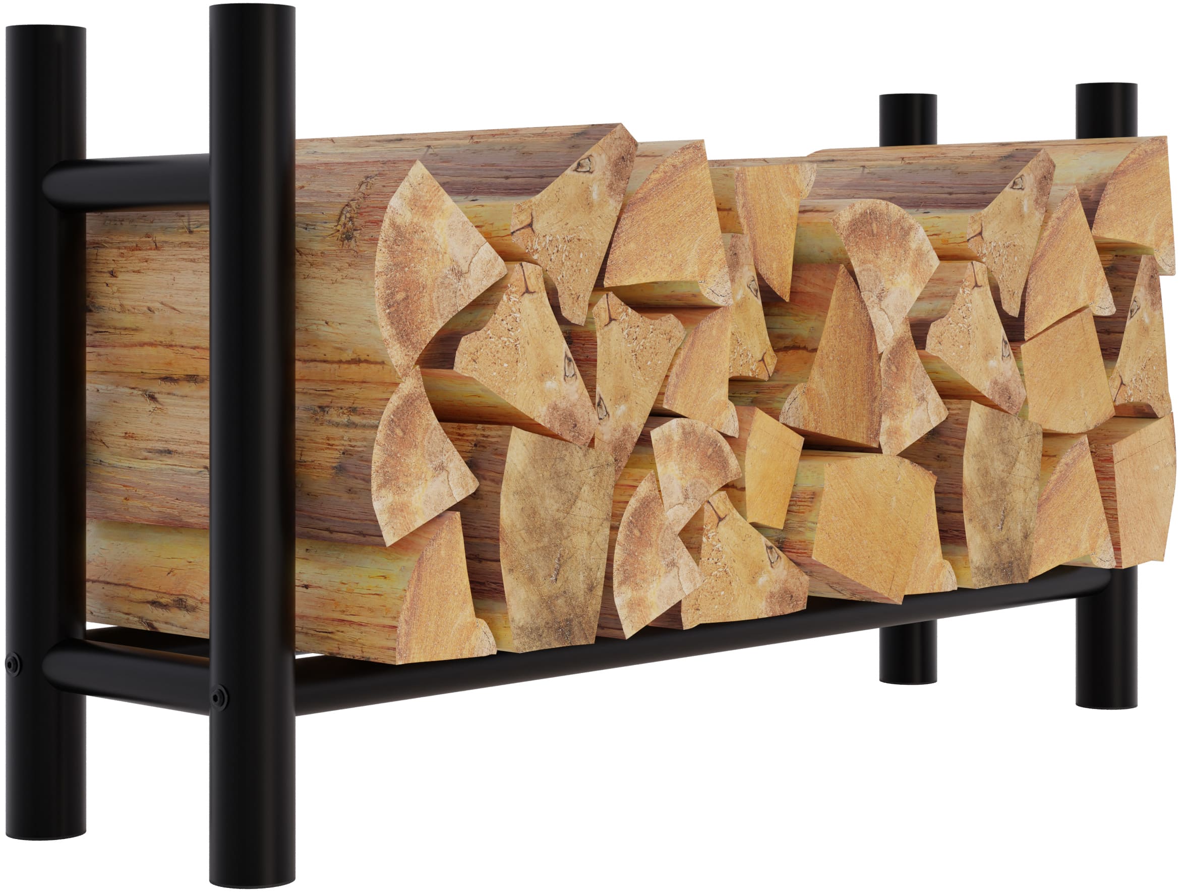 Firewood stand Medya black