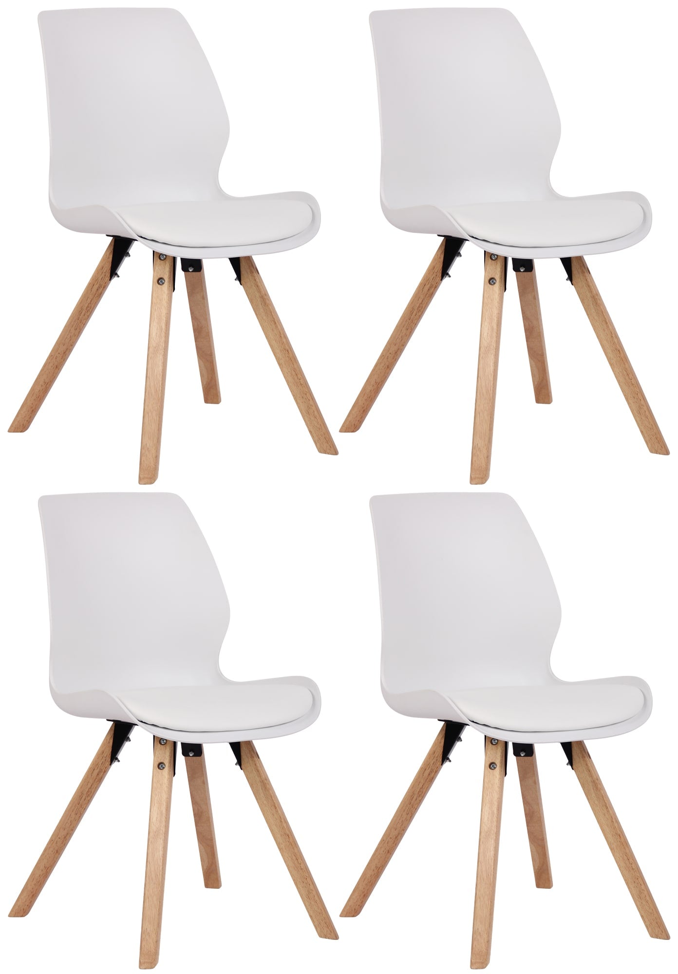Set van 4 Luna stoelen