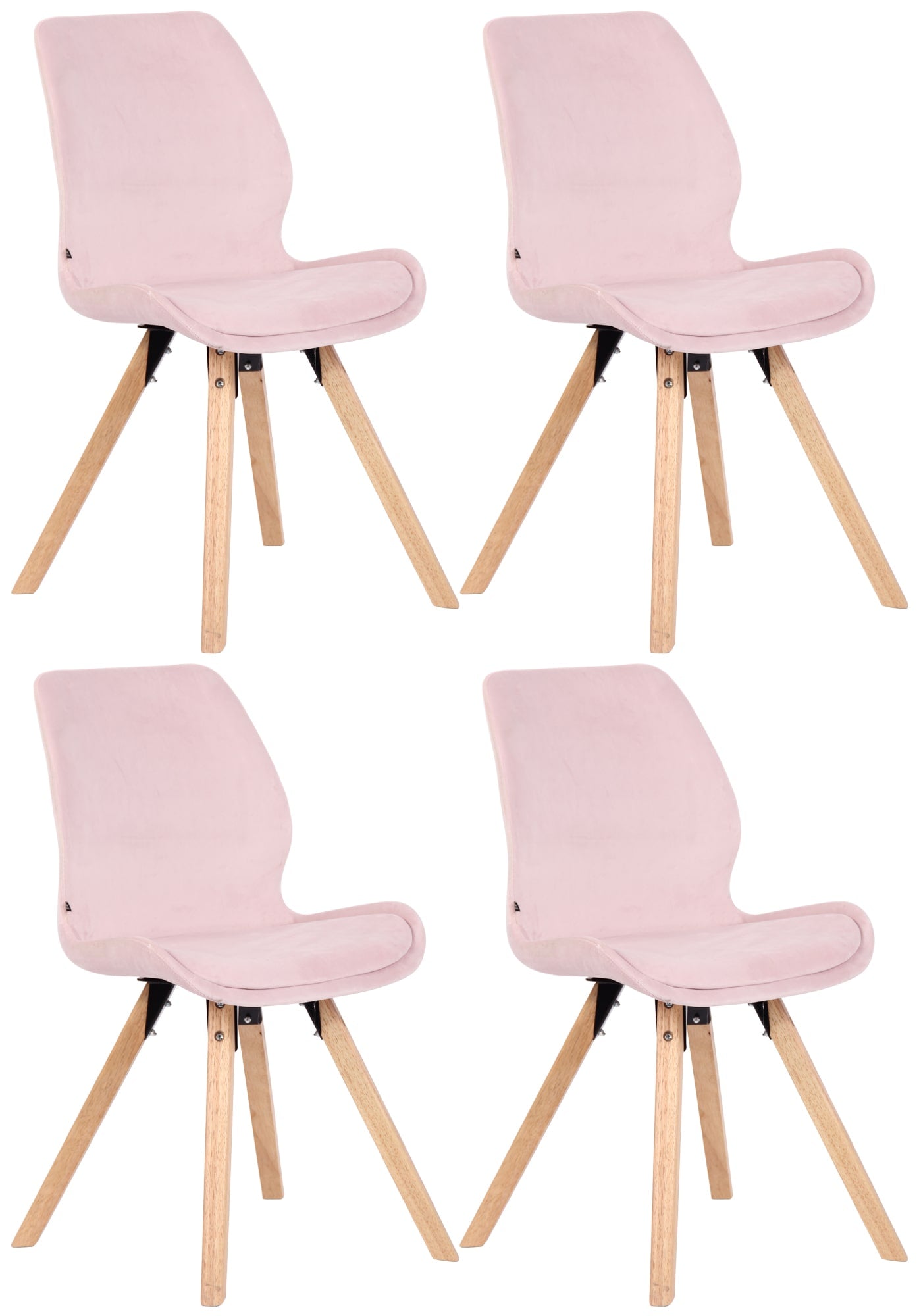 Set van 4 Luna stoelen
