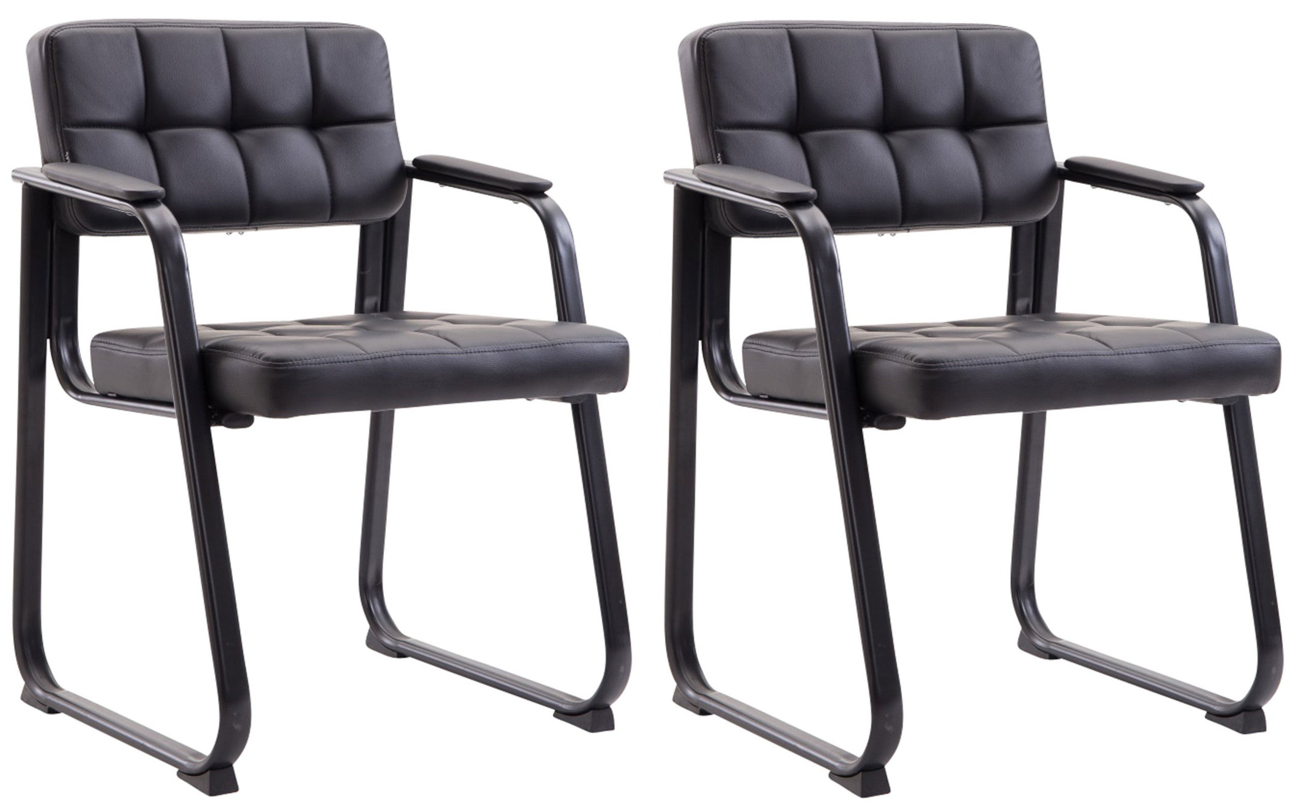 2er Set Besucherstühle Canada B Kunstleder