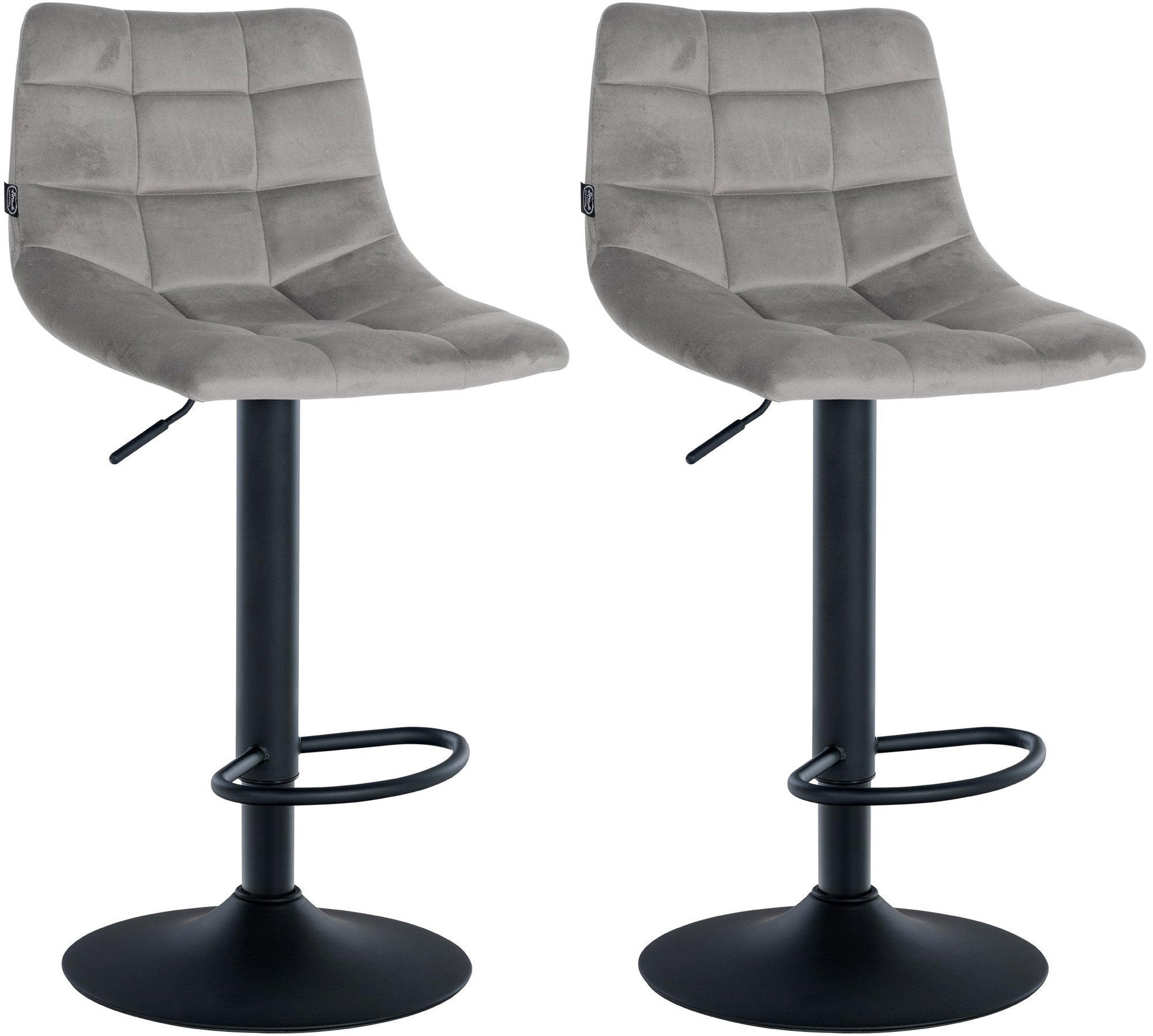 2er Set Barhocker Jerry Samt