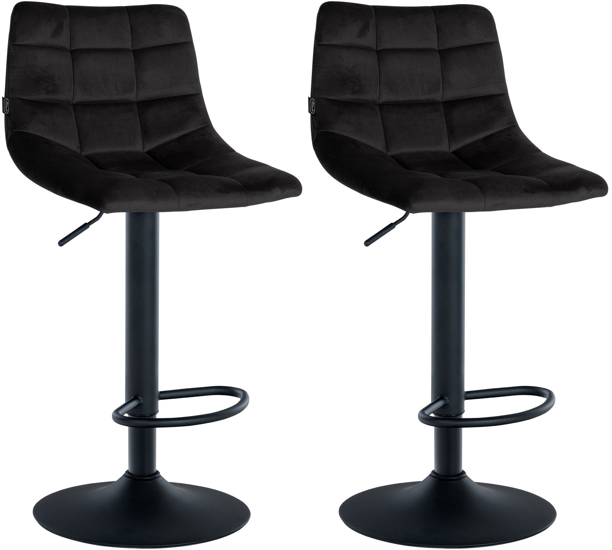 2er Set Barhocker Jerry Samt