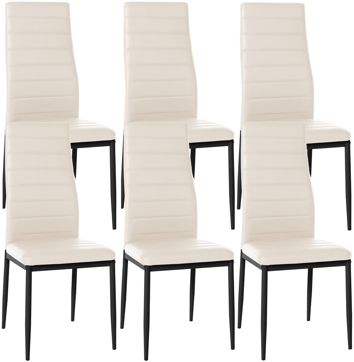 6er Set Esszimmerstühle Mayfair