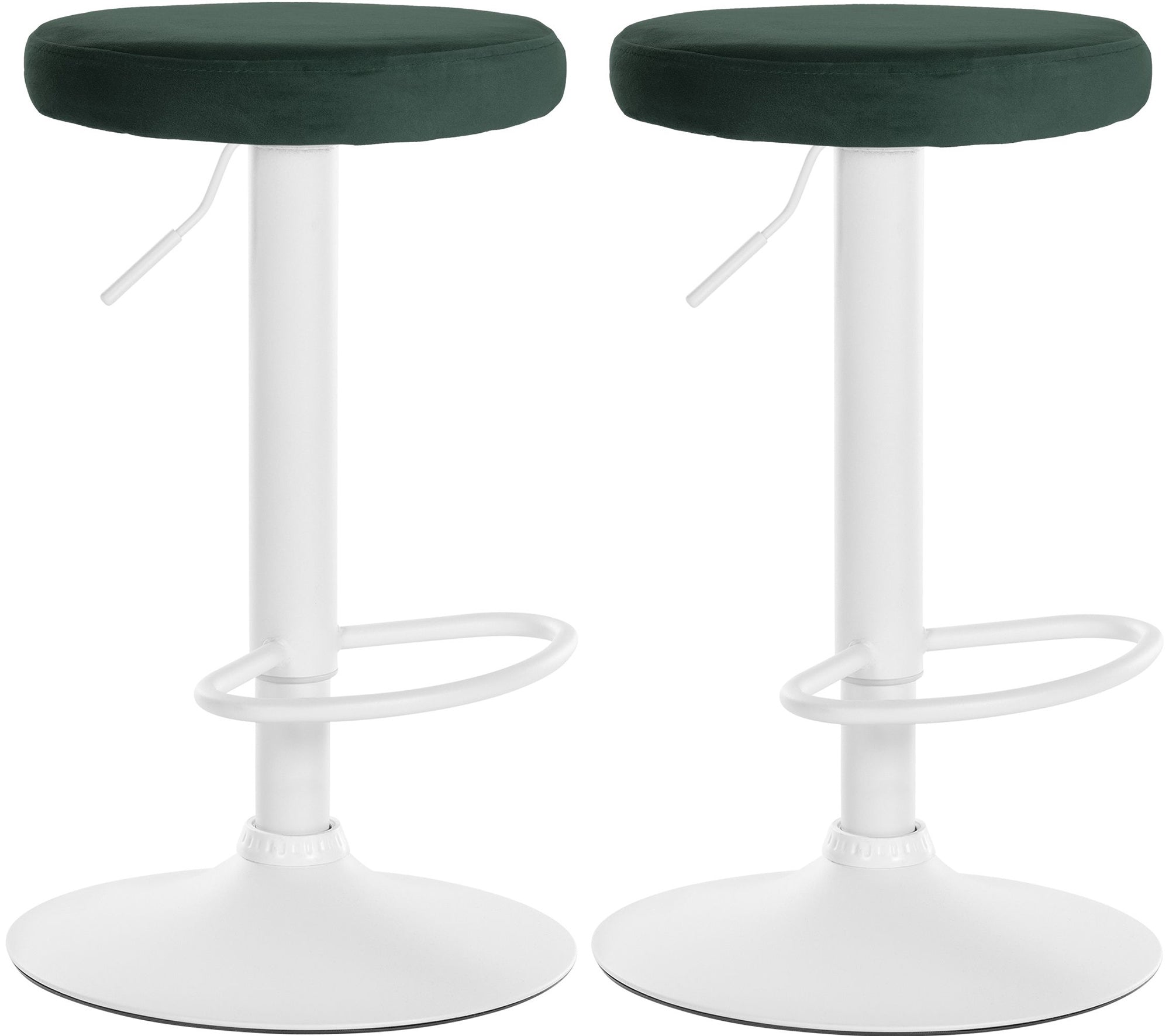Set of 2 bar stools Ponte velvet
