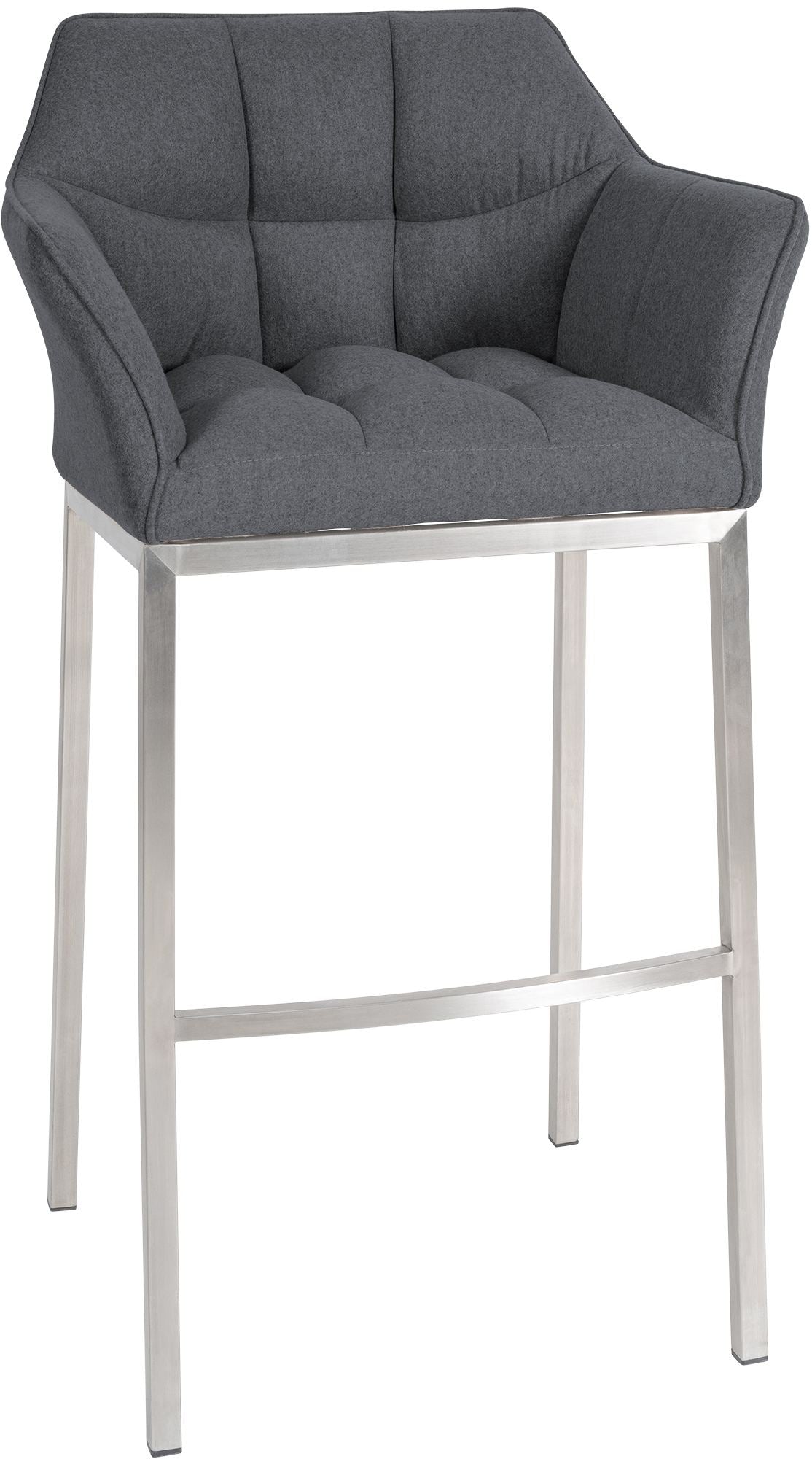 Barhocker Damaso Filz mit Vierfußgestell