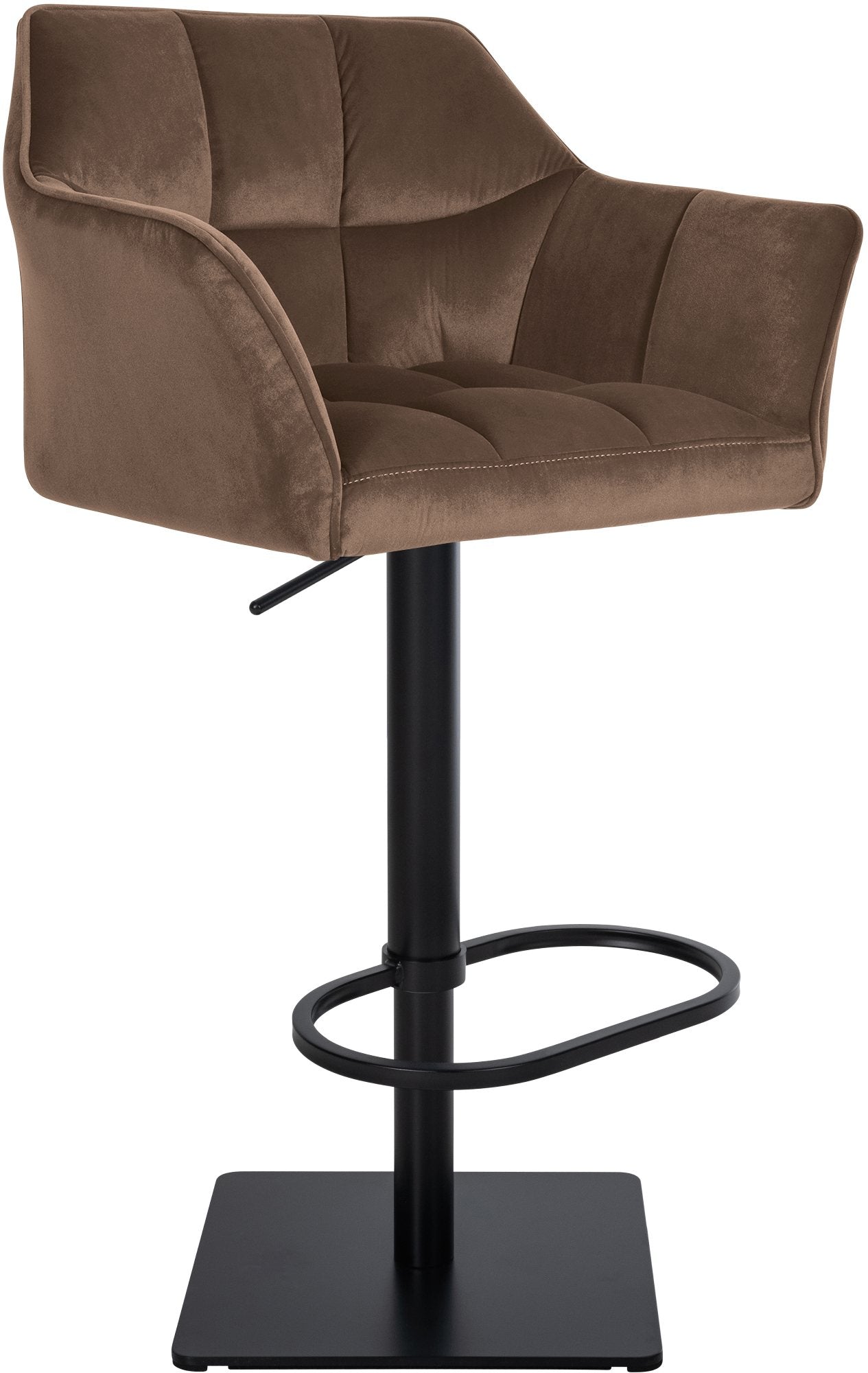 Damaso bar stool with velvet cover