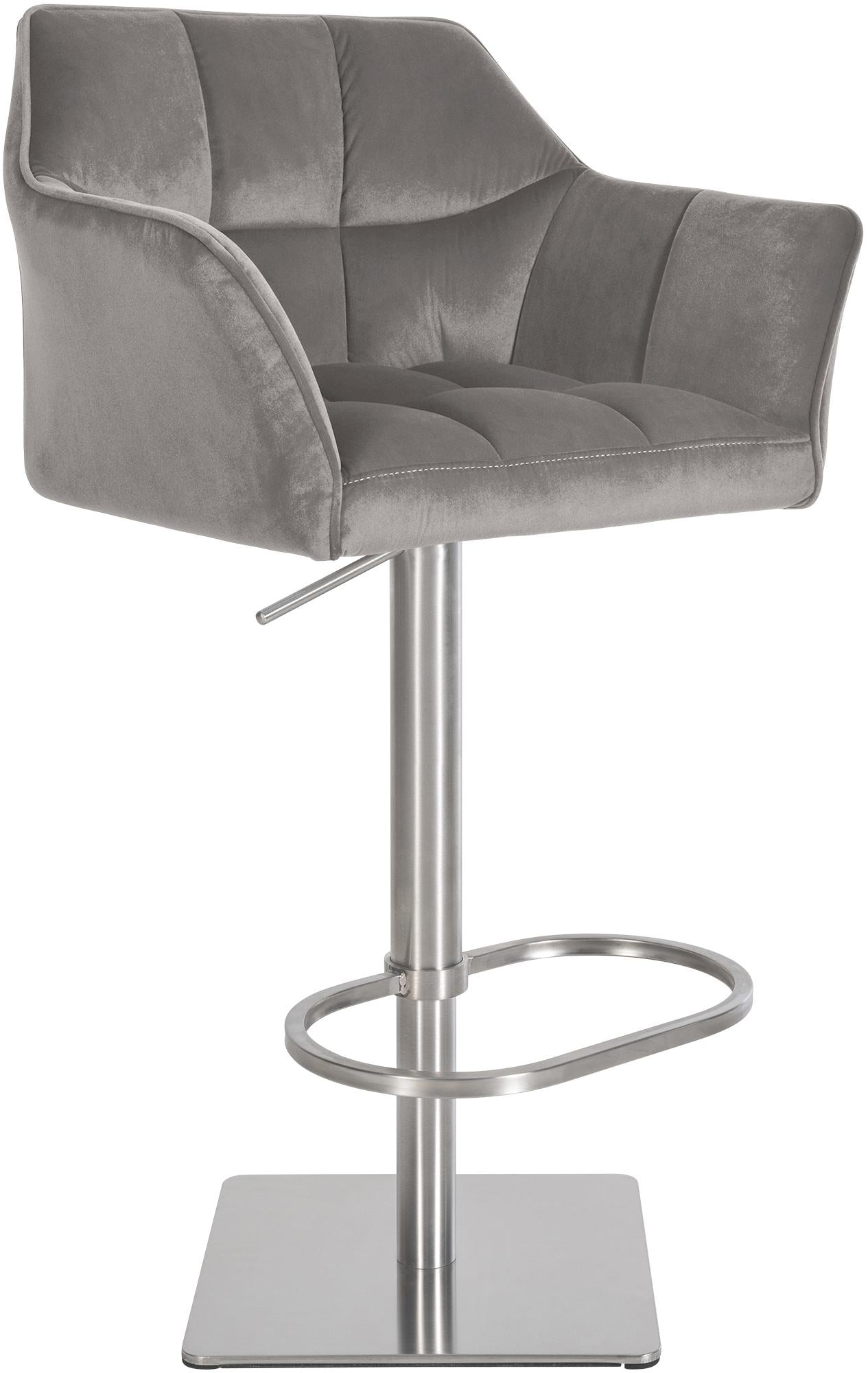 Damaso bar stool with velvet cover