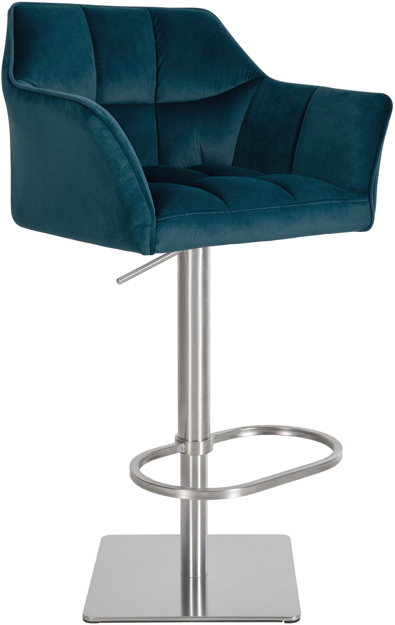 Damaso bar stool with velvet cover