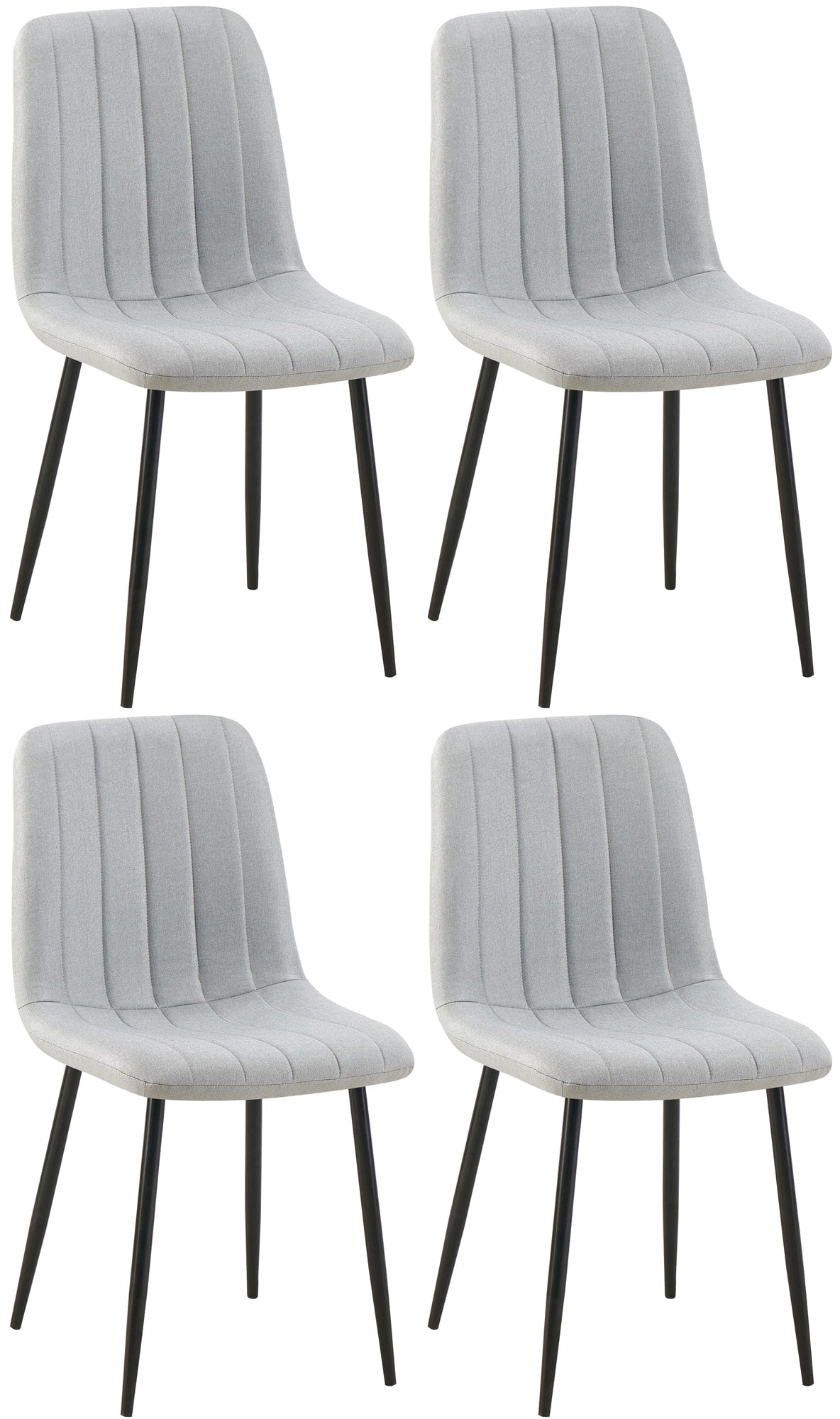 Set van 4 Dijon-stoelen