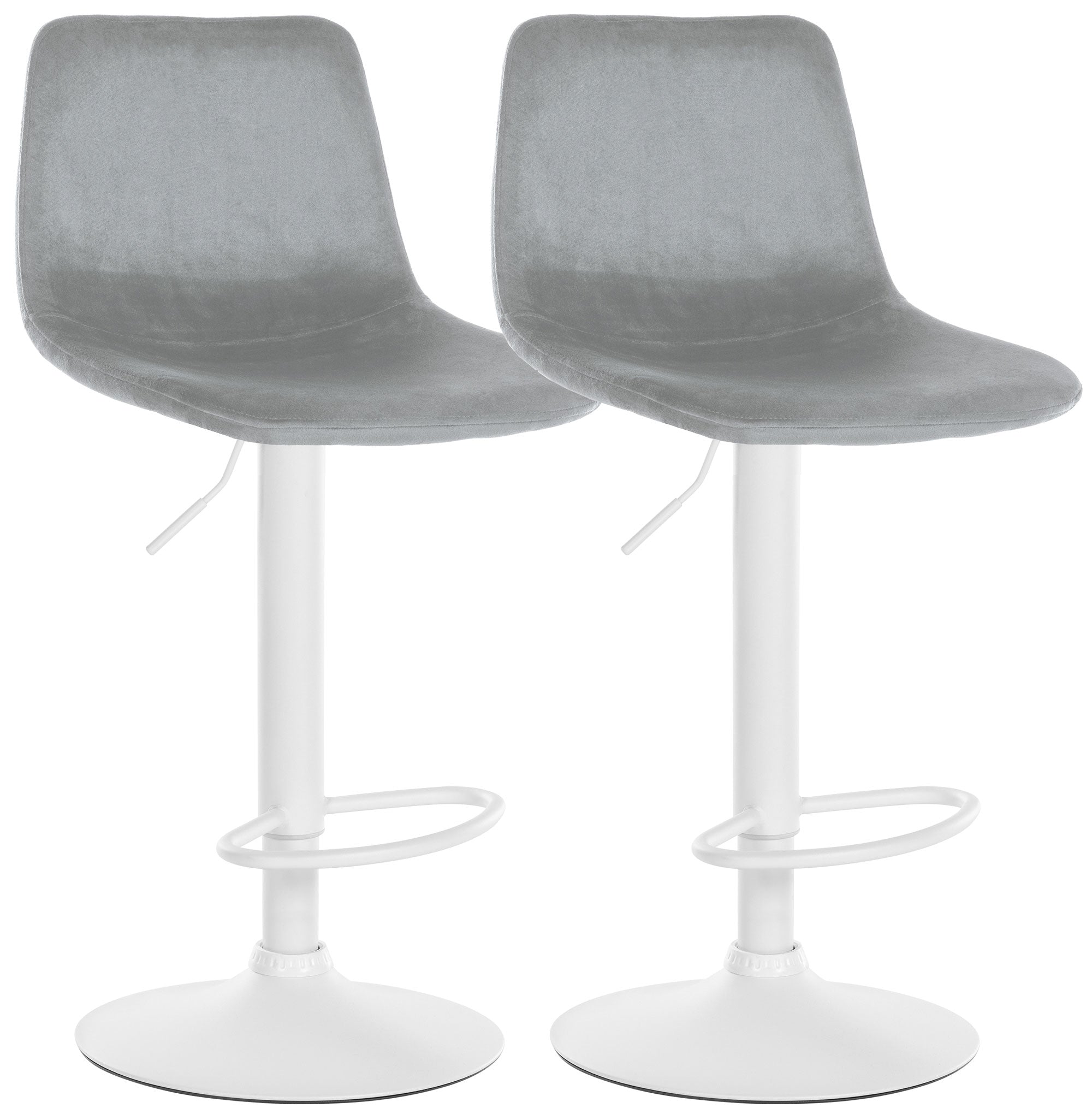 2er Set Barhocker Divo Samt