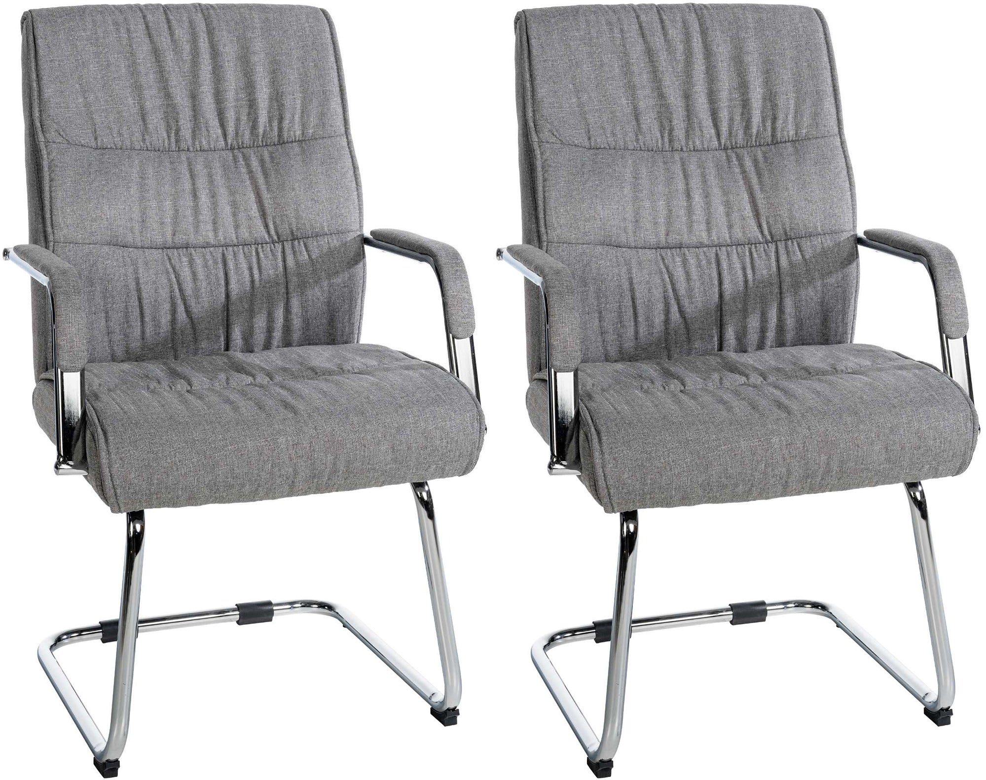 Set van 2 bezoekersstoelen in Sievert stof