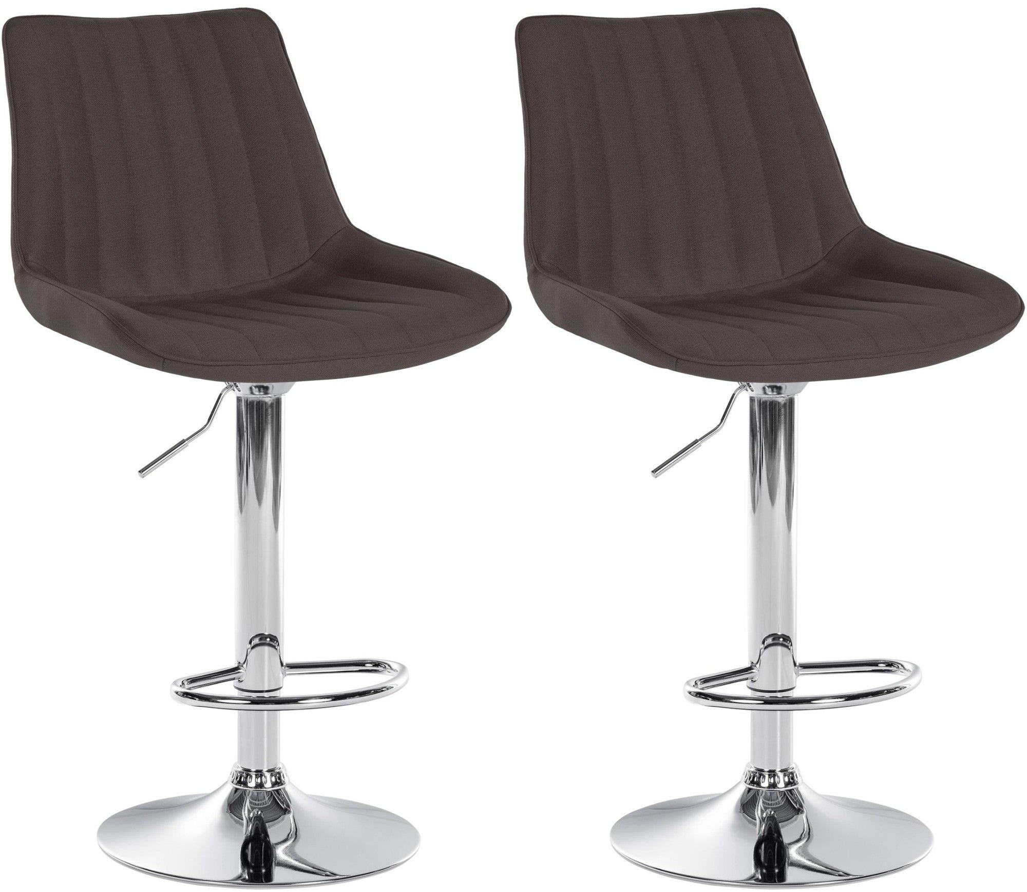2er Set Barhocker Toni Stoff