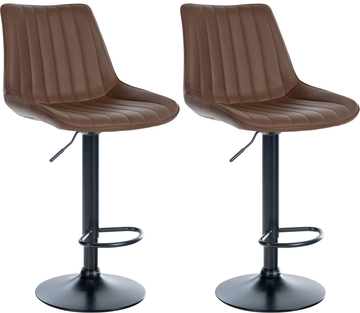 2er Set Barhocker Toni Kunstleder