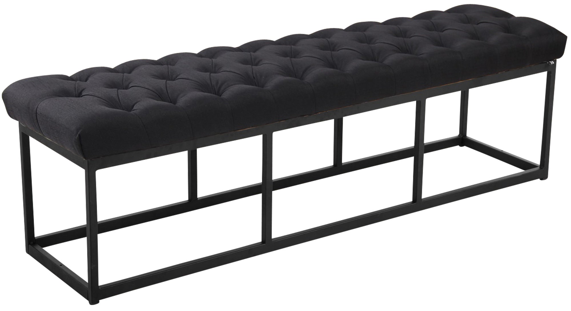 Bank Amun stof zwart