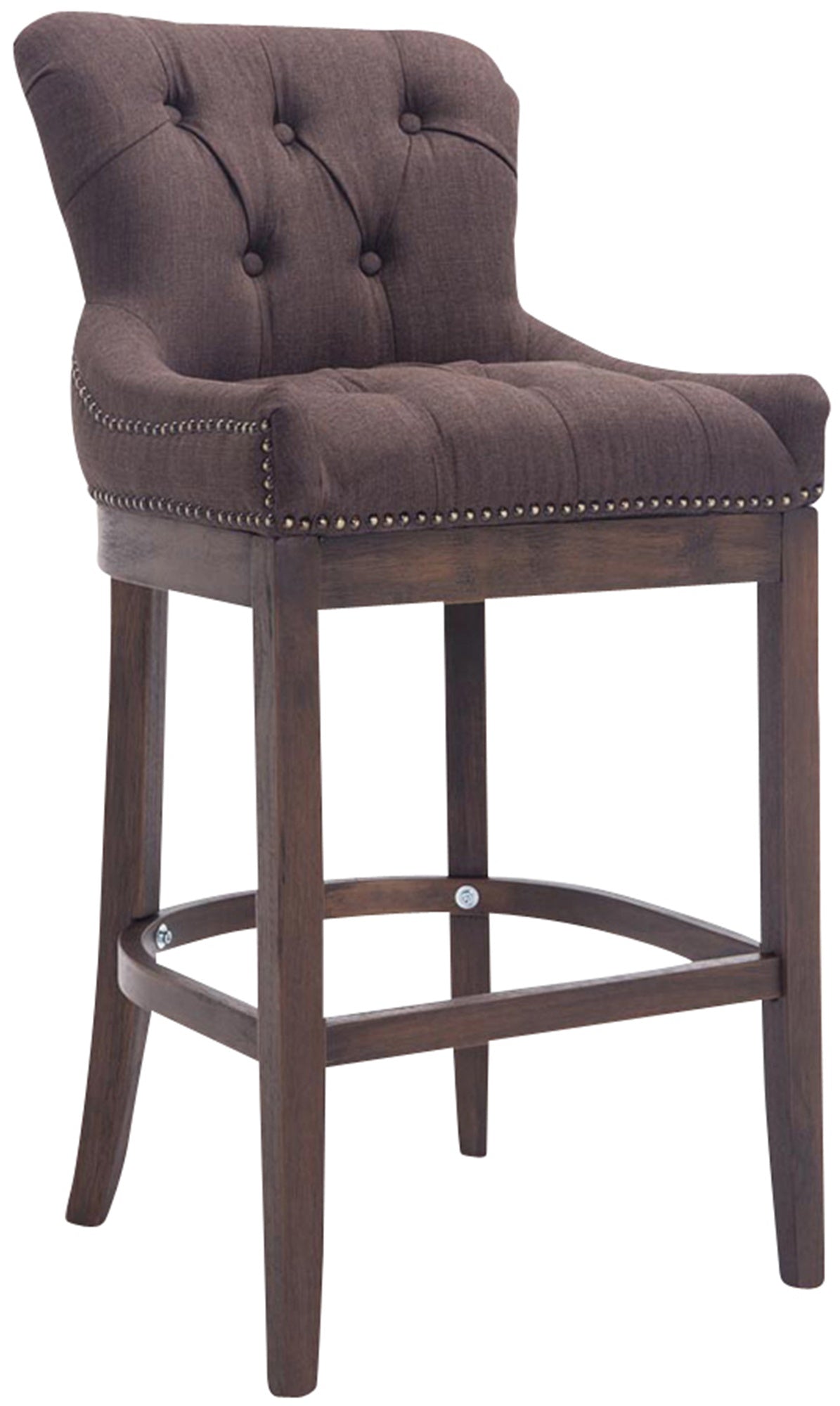 Barhocker Lakewood Stoff, Antik-dunkel