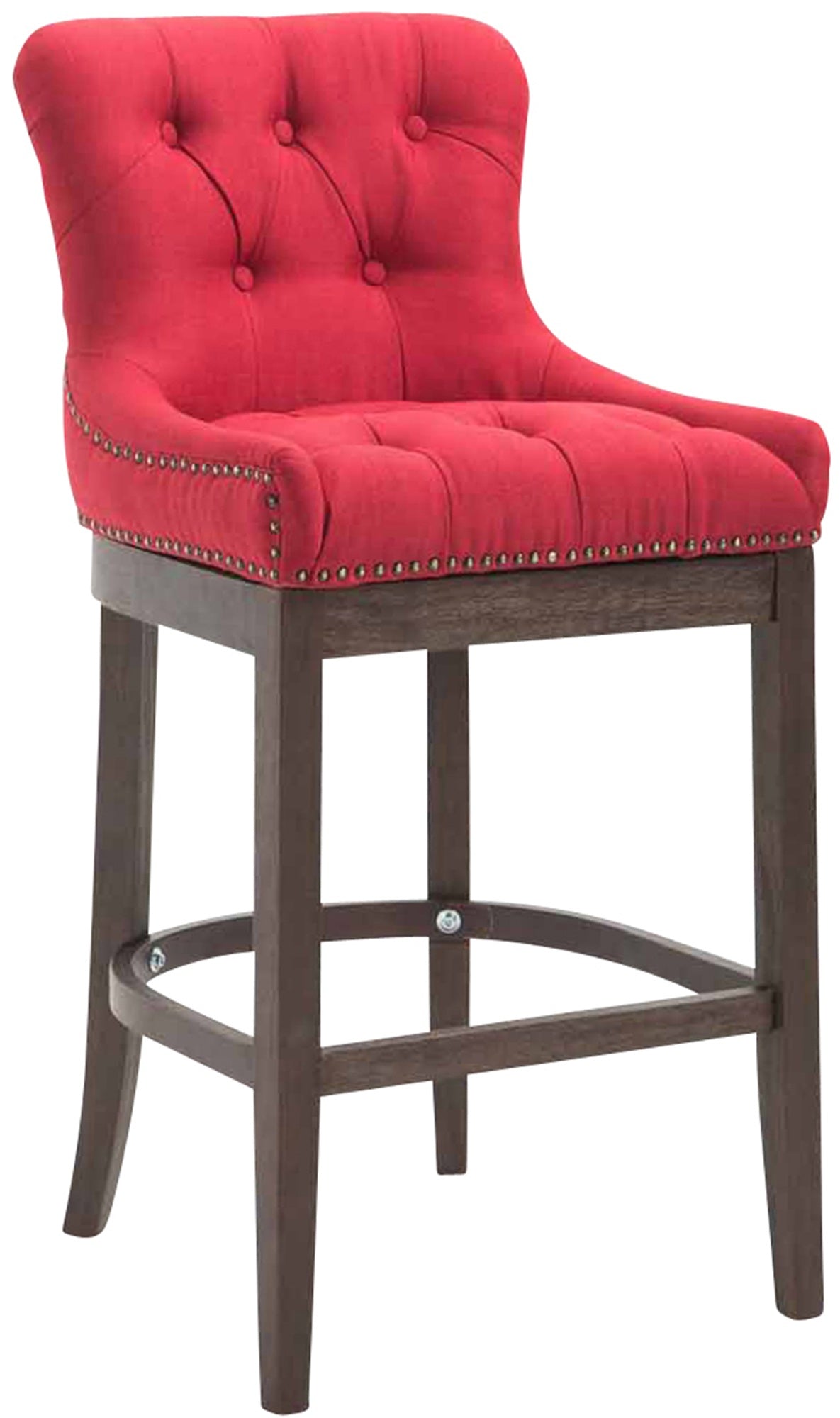 Barhocker Lakewood Stoff, Antik-dunkel