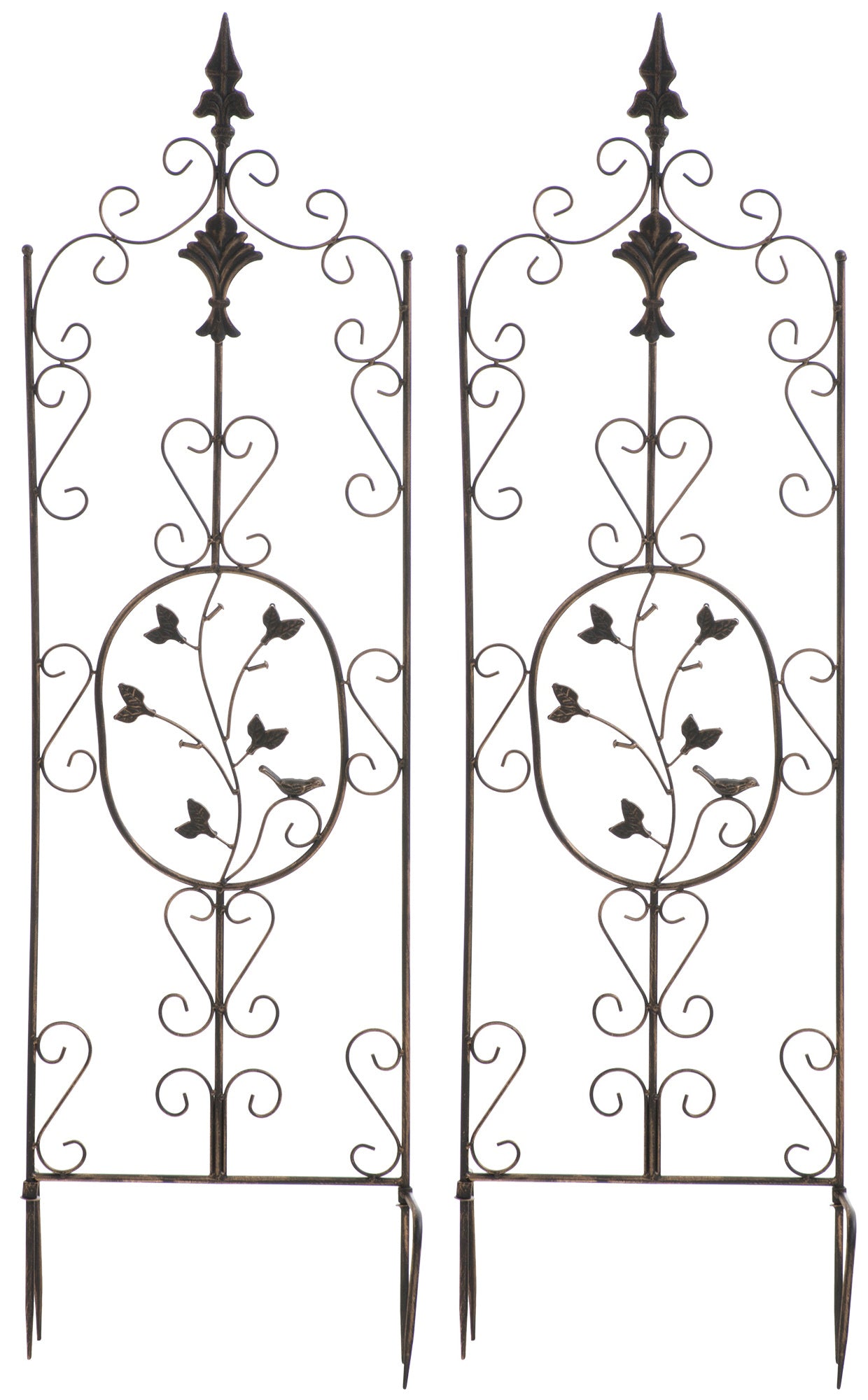Set of 2 trellises Burgus