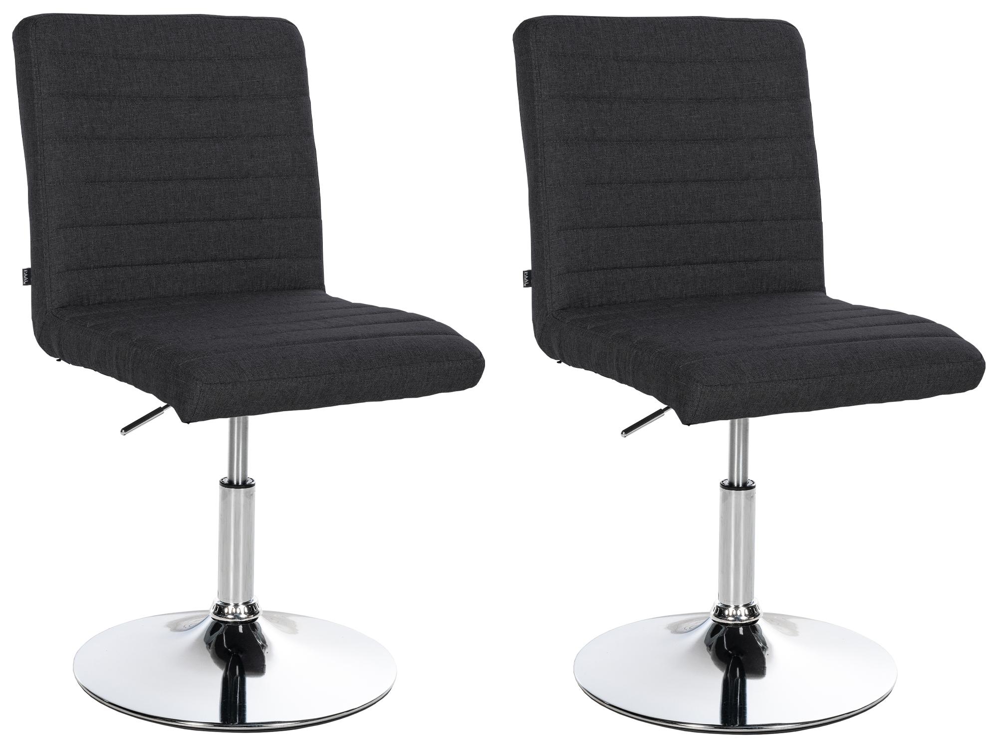 Set of 2 dining chairs Elvas fabric