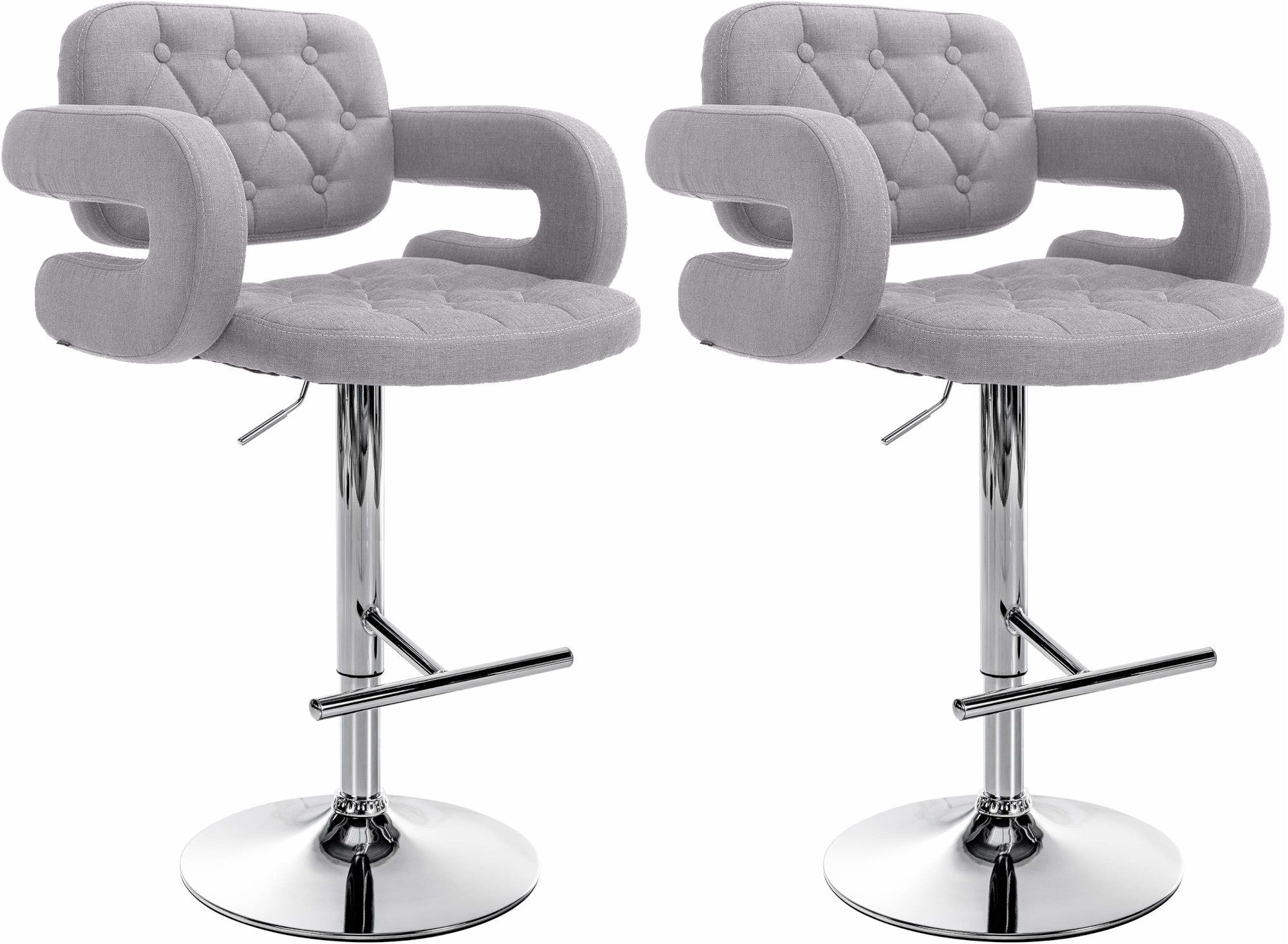 2er Set Barhocker Dublin Stoff