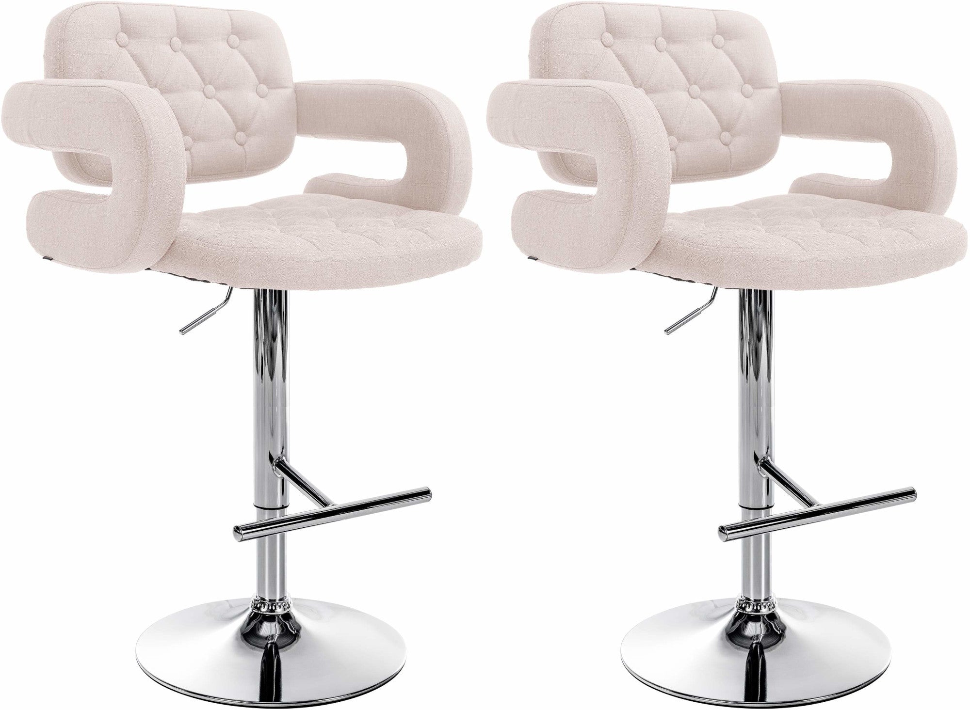 2er Set Barhocker Dublin Stoff