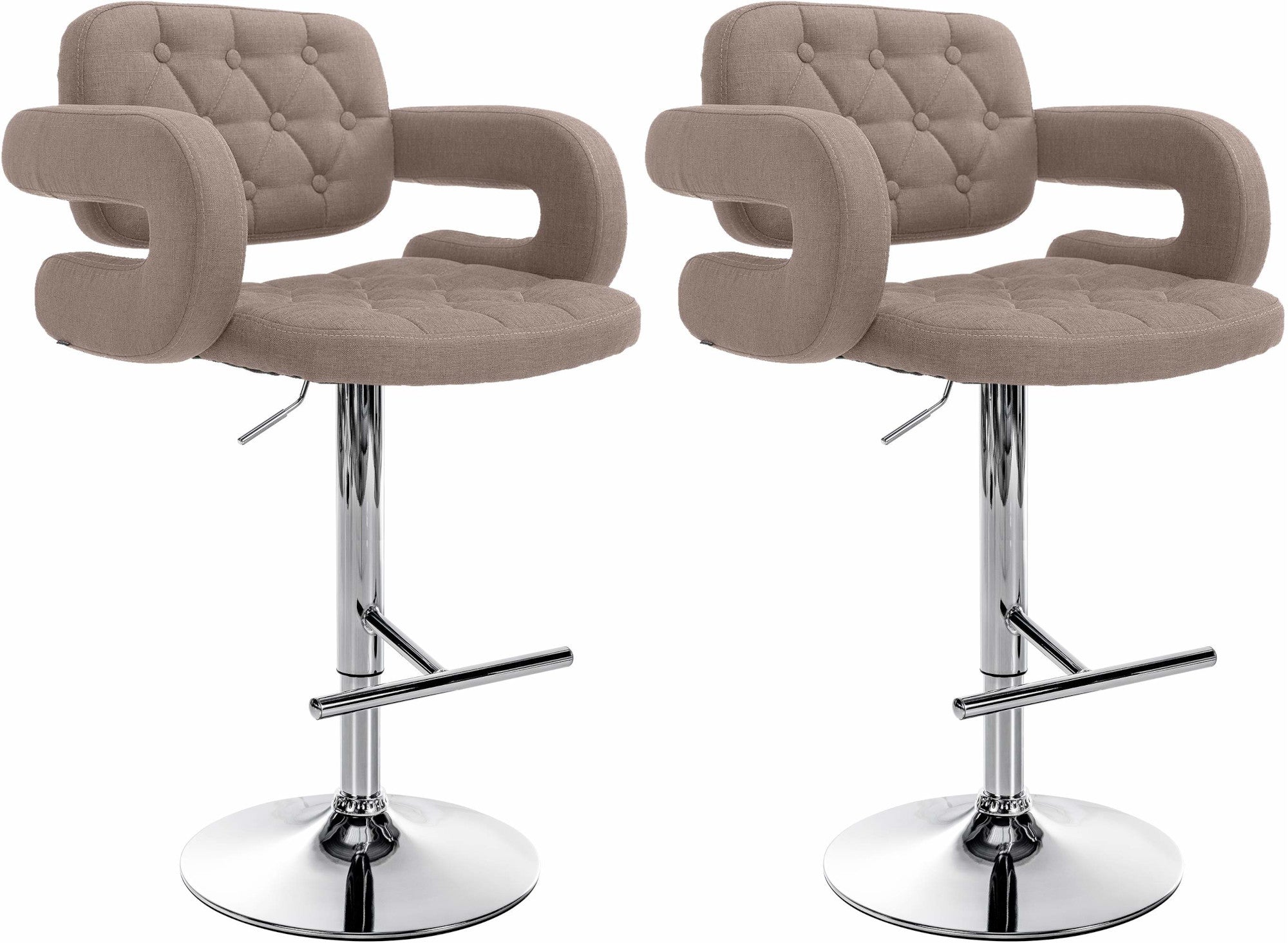 2er Set Barhocker Dublin Stoff