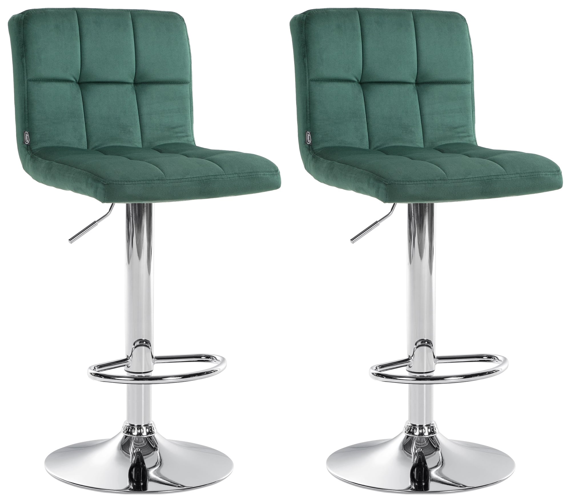 2er Set Barhocker Peru Samt