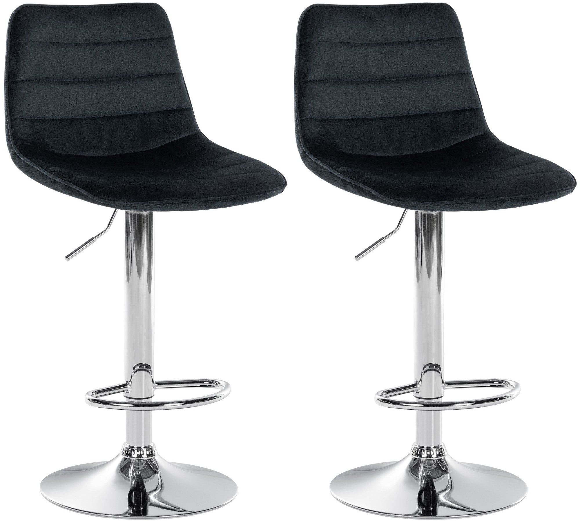 2er Set Barhocker Lex Samt