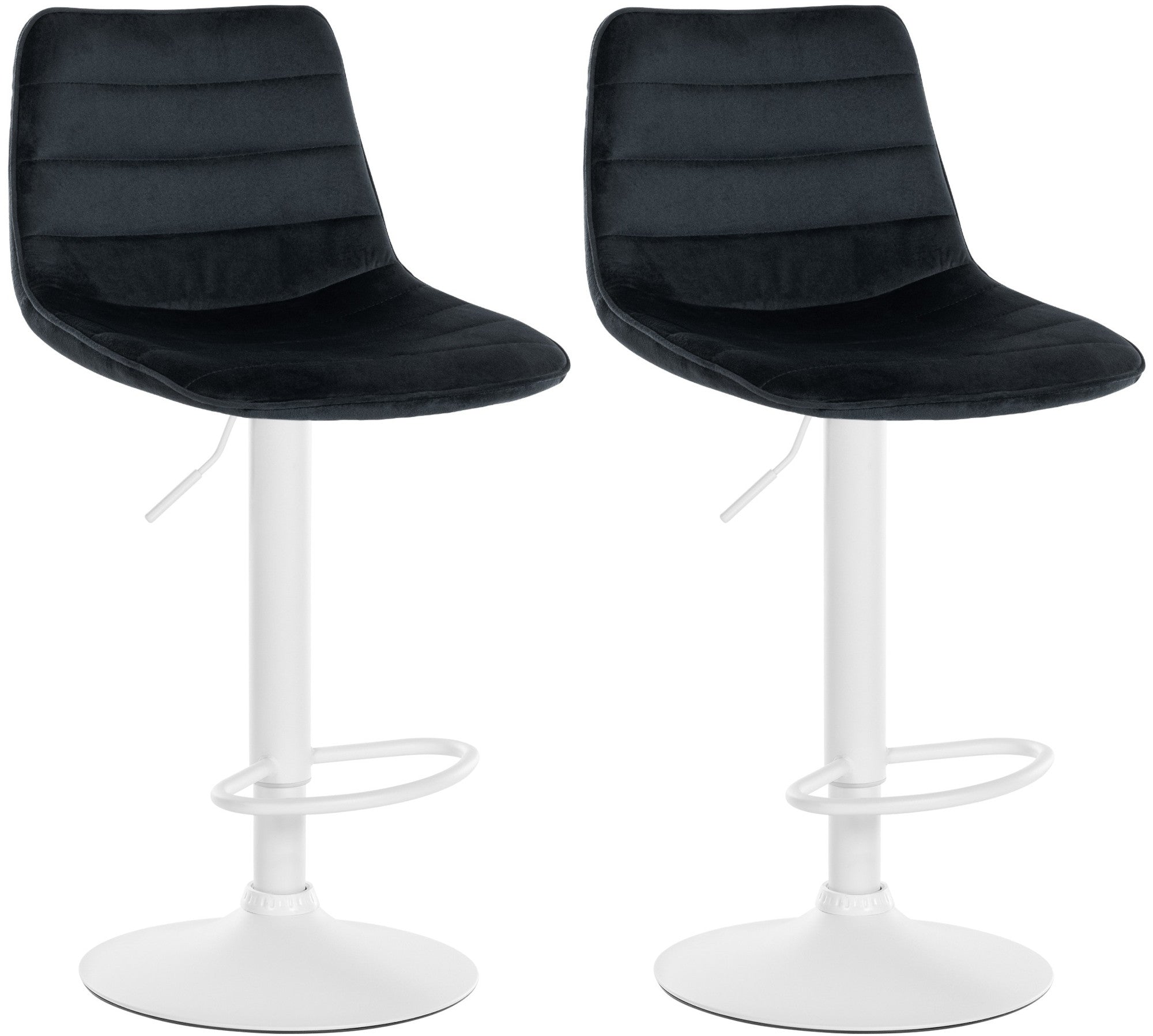 2er Set Barhocker Lex Samt