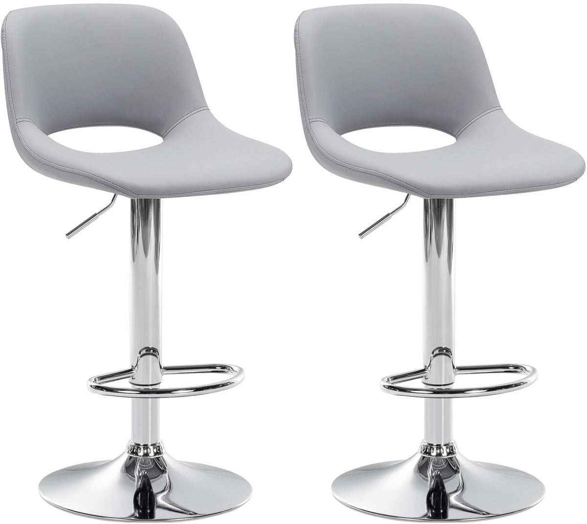 2er Set Barhocker Camden Kunstleder
