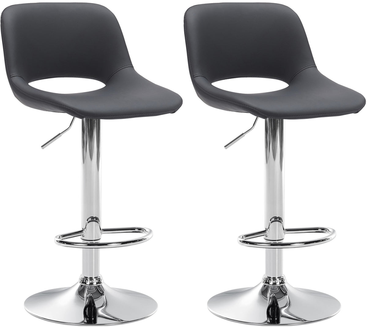 2er Set Barhocker Camden Kunstleder