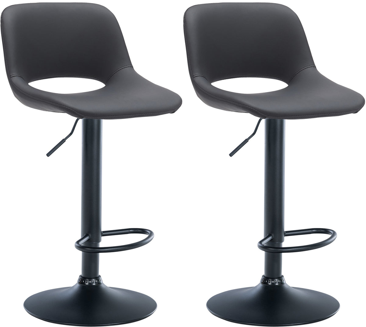 2er Set Barhocker Camden Kunstleder