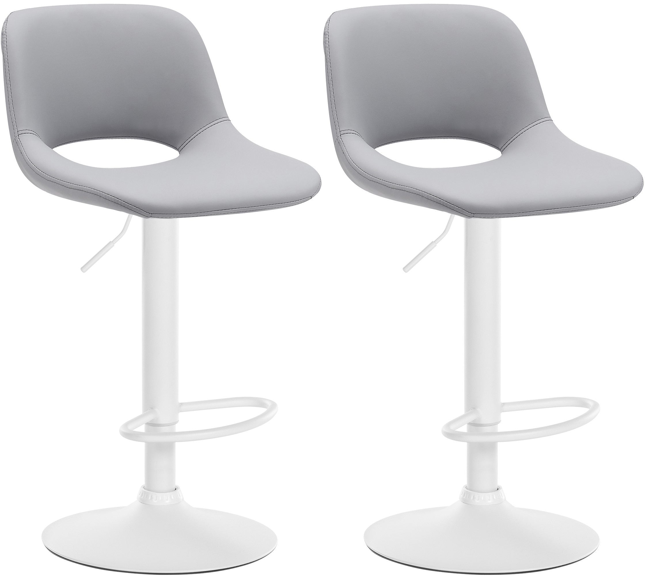 2er Set Barhocker Camden Kunstleder