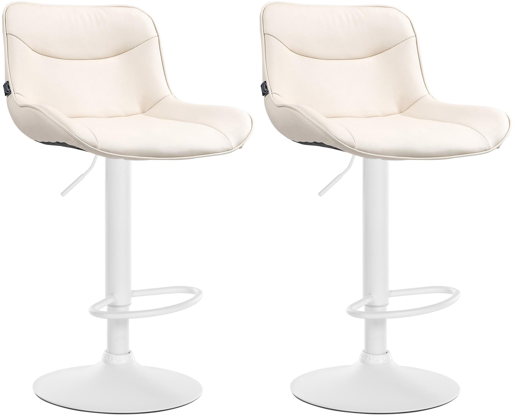 2er Set Barhocker Vonore Kunstleder