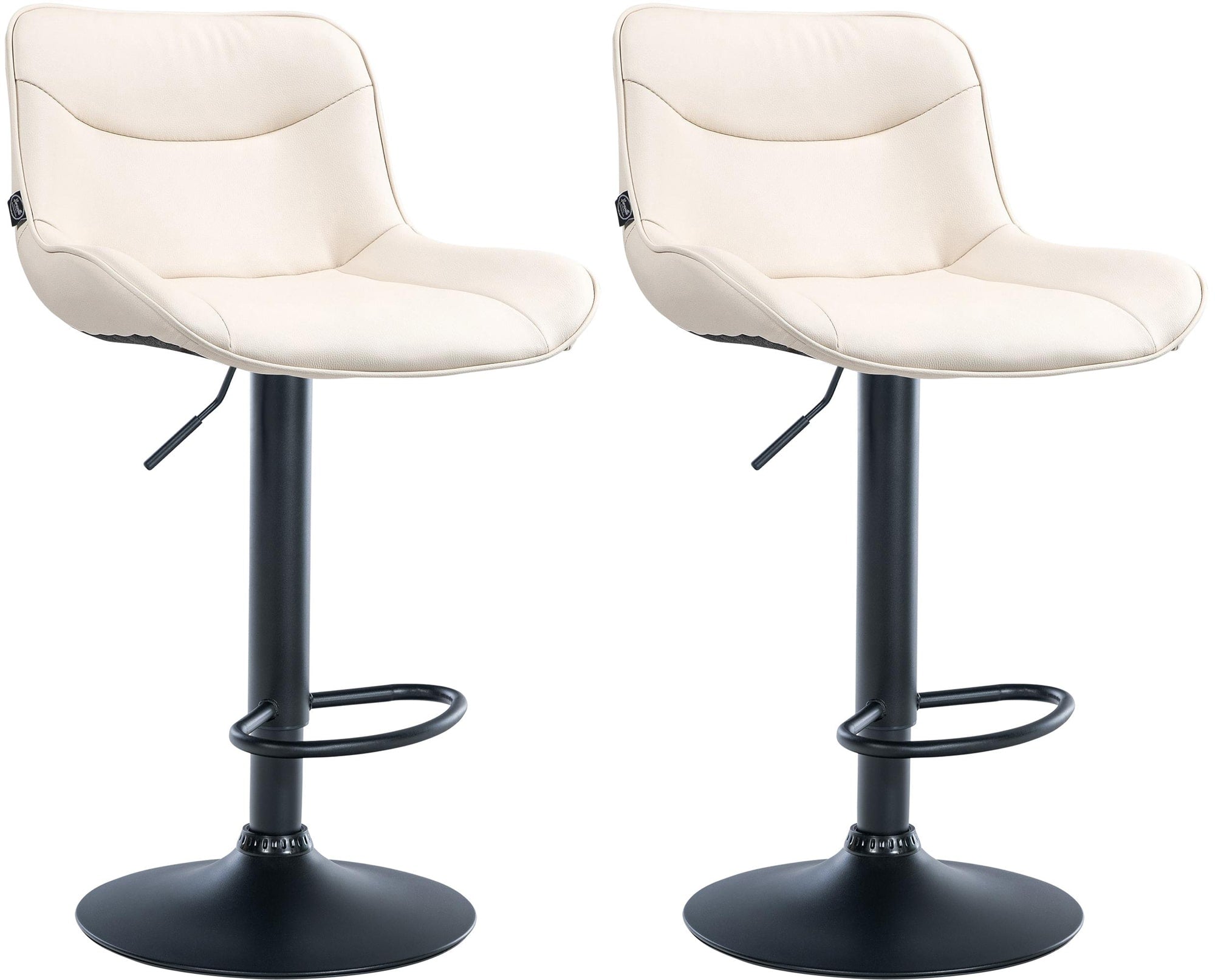 2er Set Barhocker Vonore Kunstleder