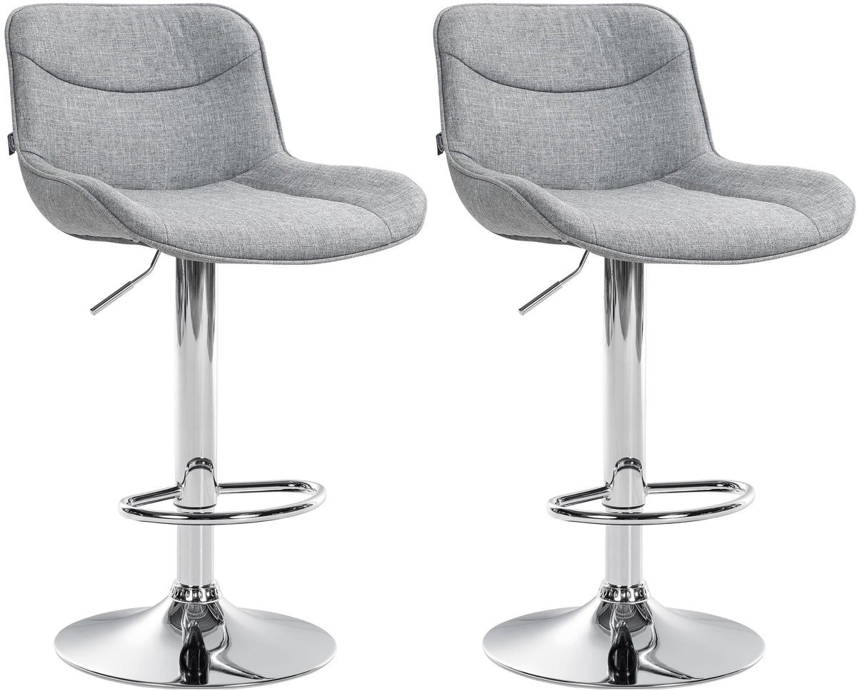 2er Set Barhocker Vonore Stoff