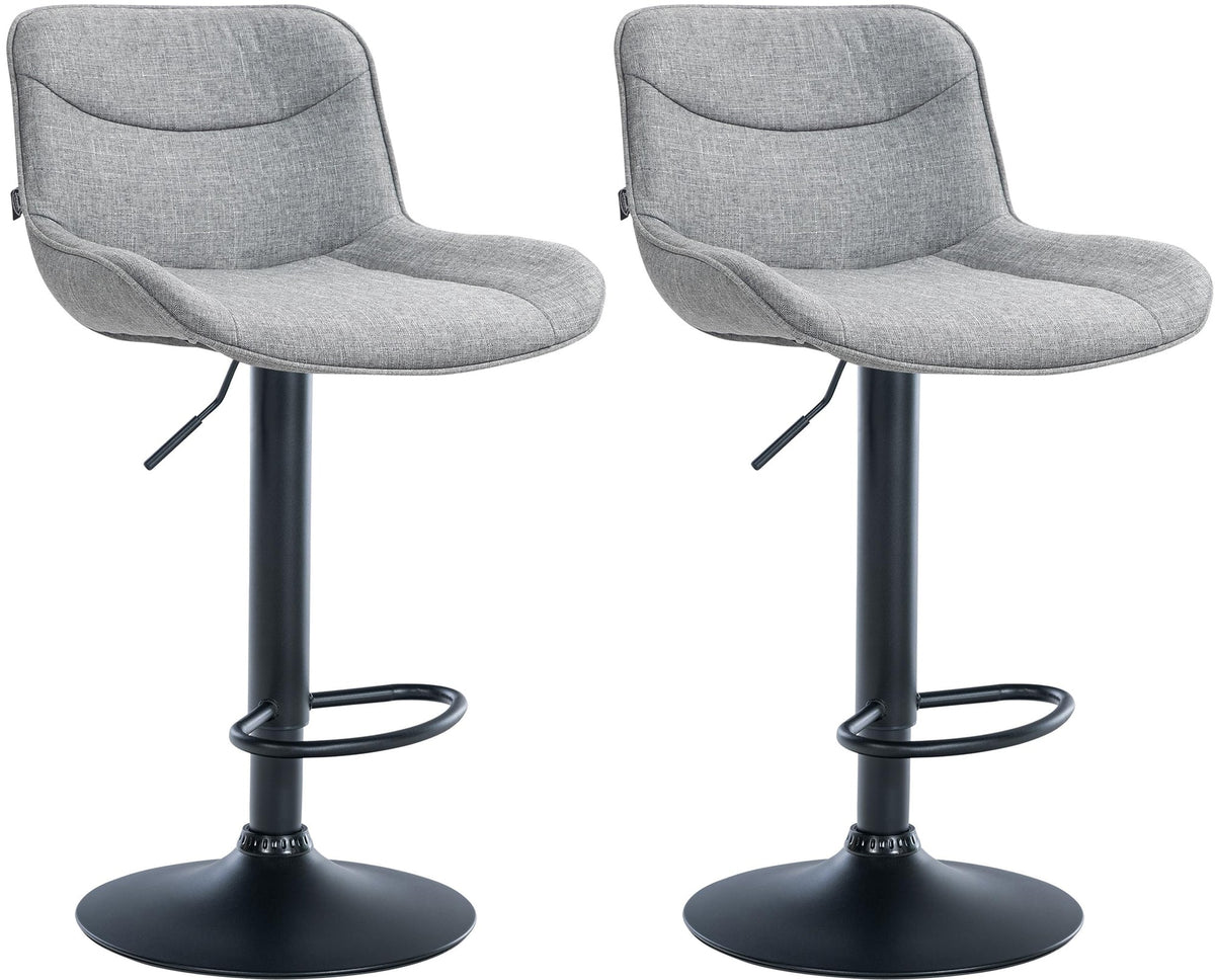2er Set Barhocker Vonore Stoff