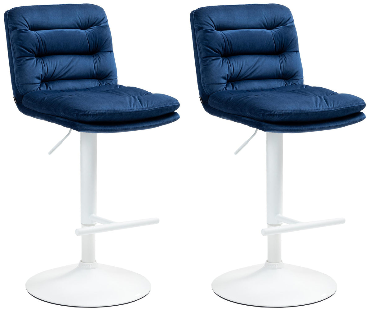 2er Set Barhocker Damar Samt