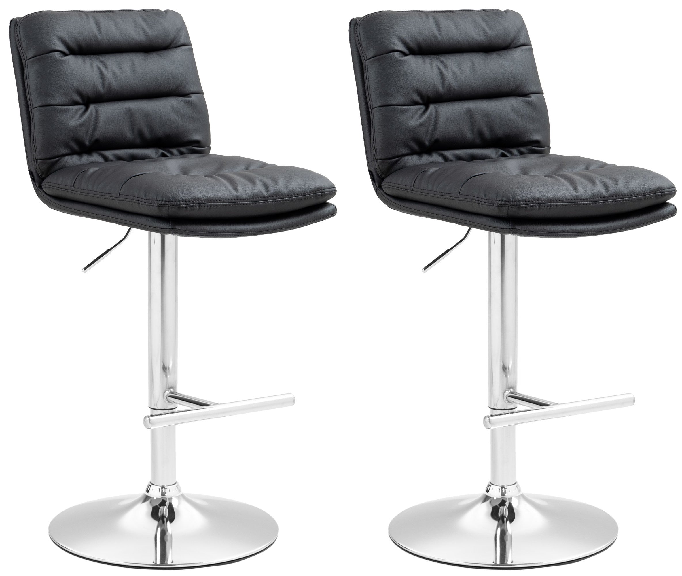 2er Set Barhocker Damar Kunstleder