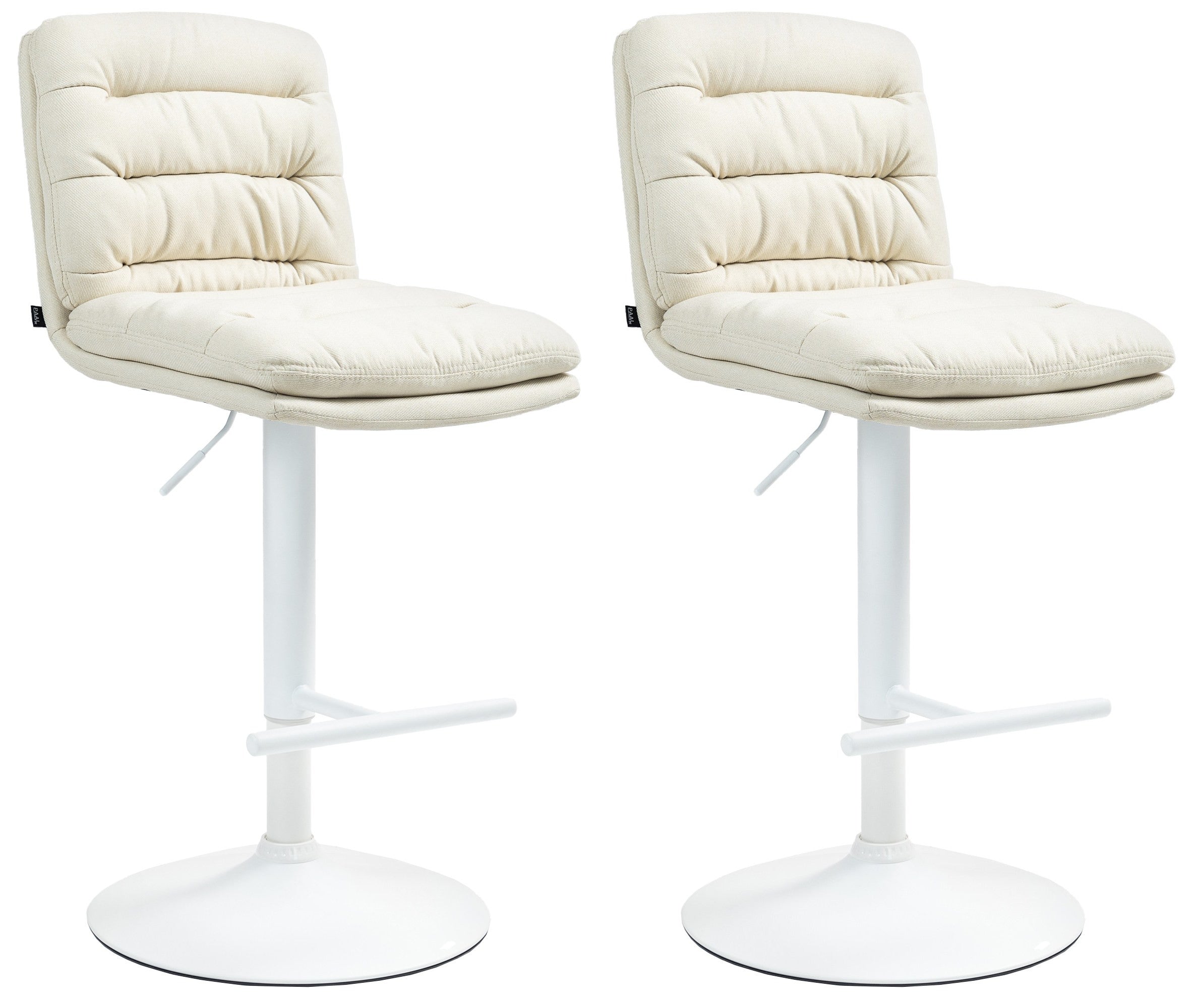 2er Set Barhocker Damar Stoff