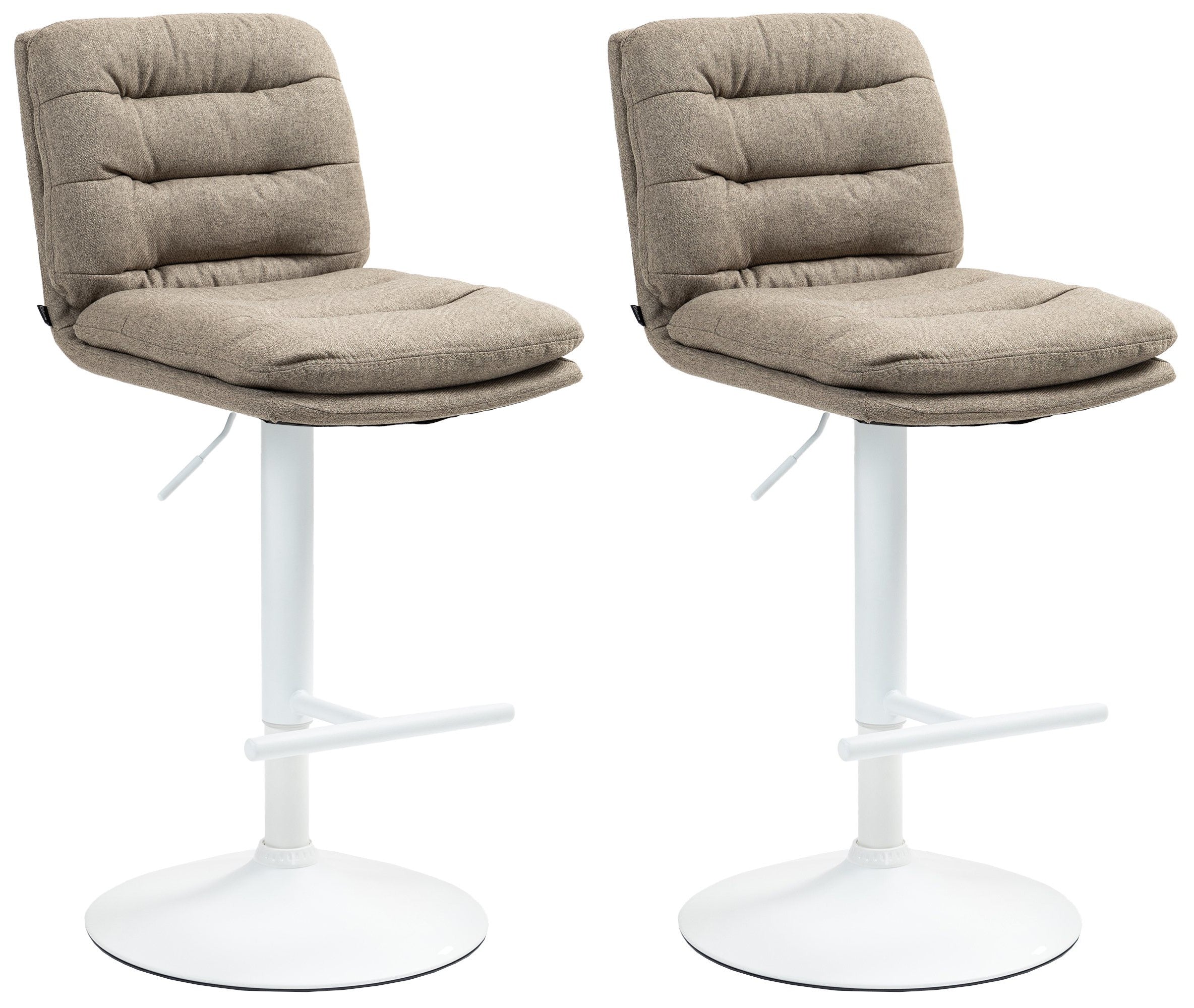 Set van 2 barkrukken Damar stof