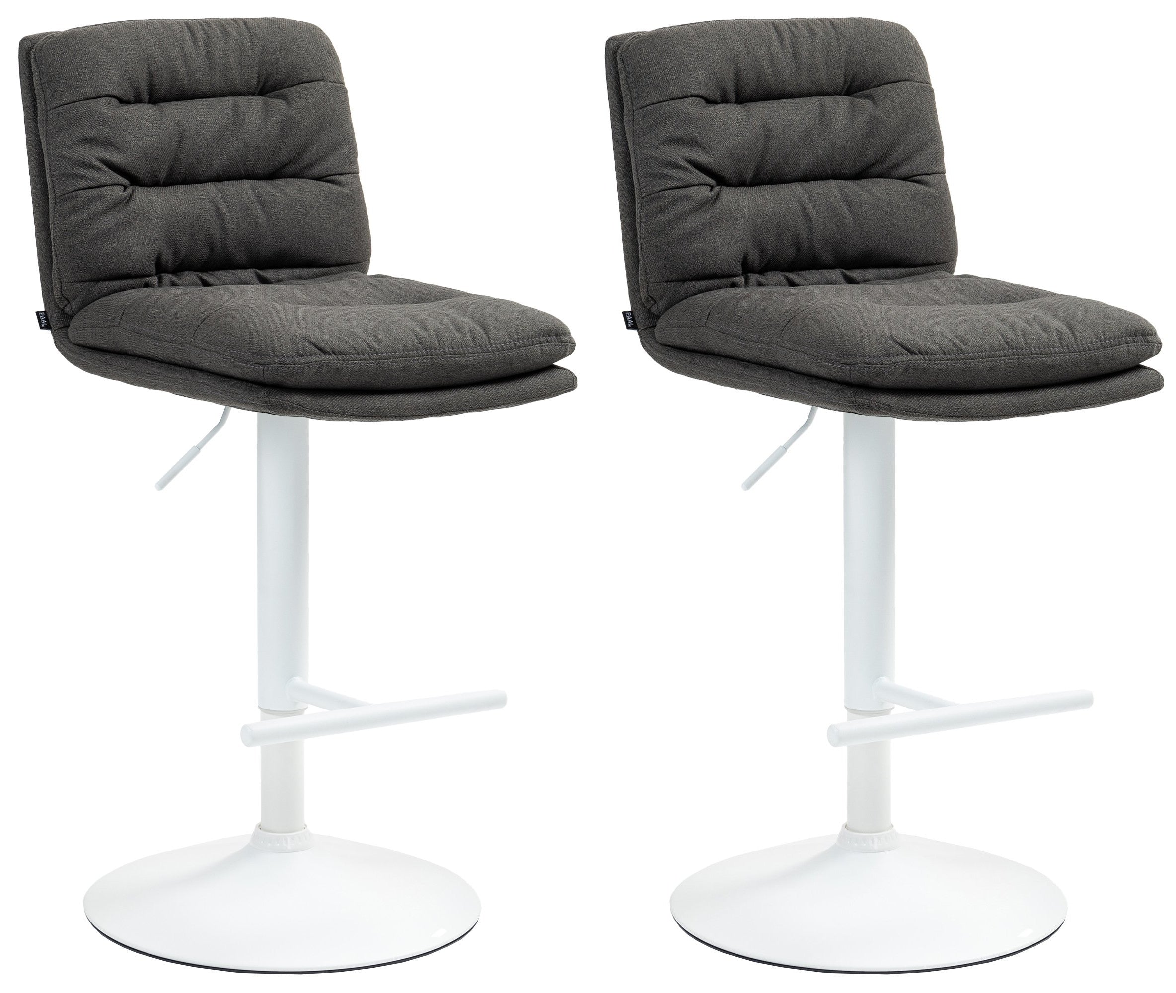 2er Set Barhocker Damar Stoff