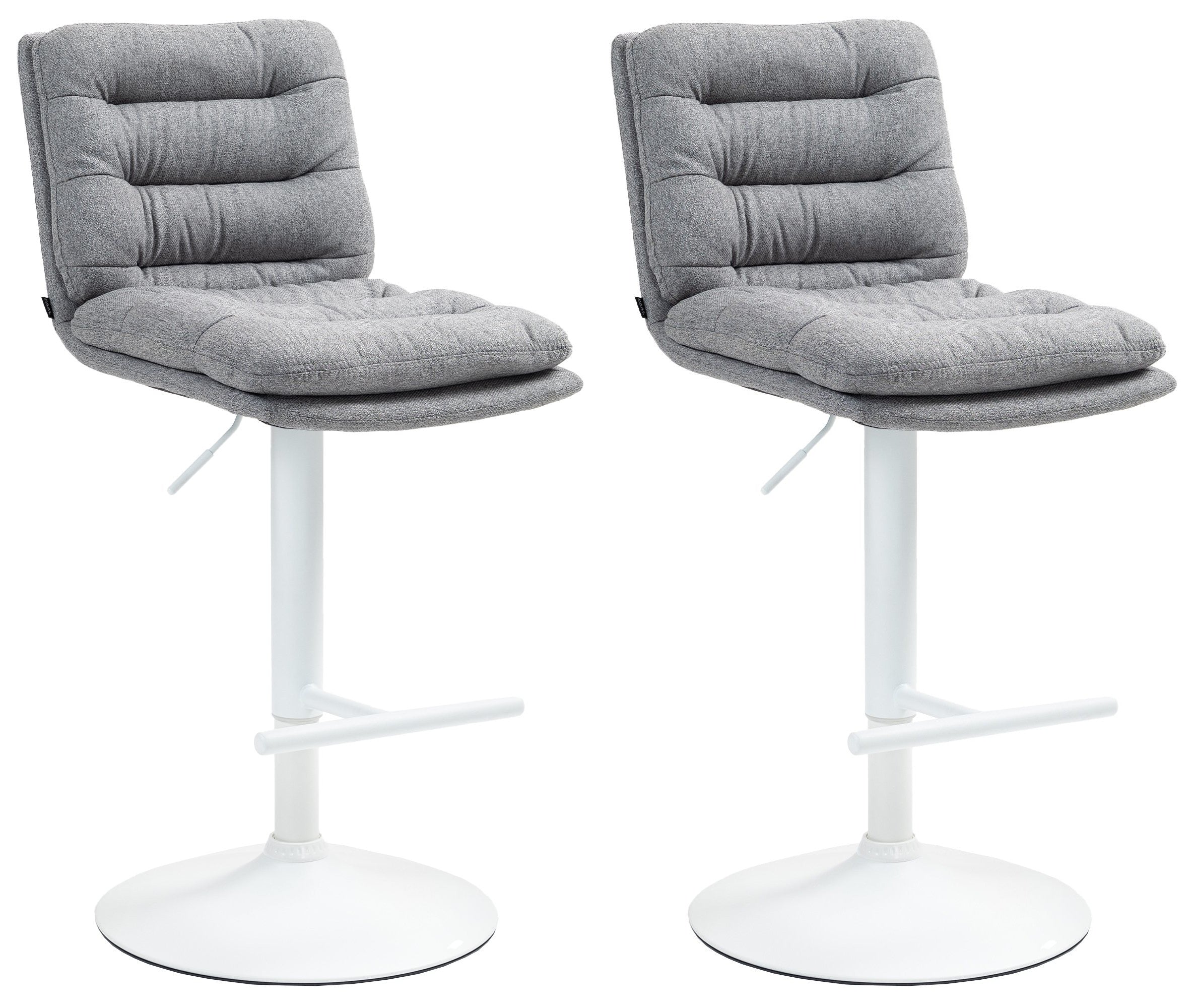 Set van 2 barkrukken Damar stof