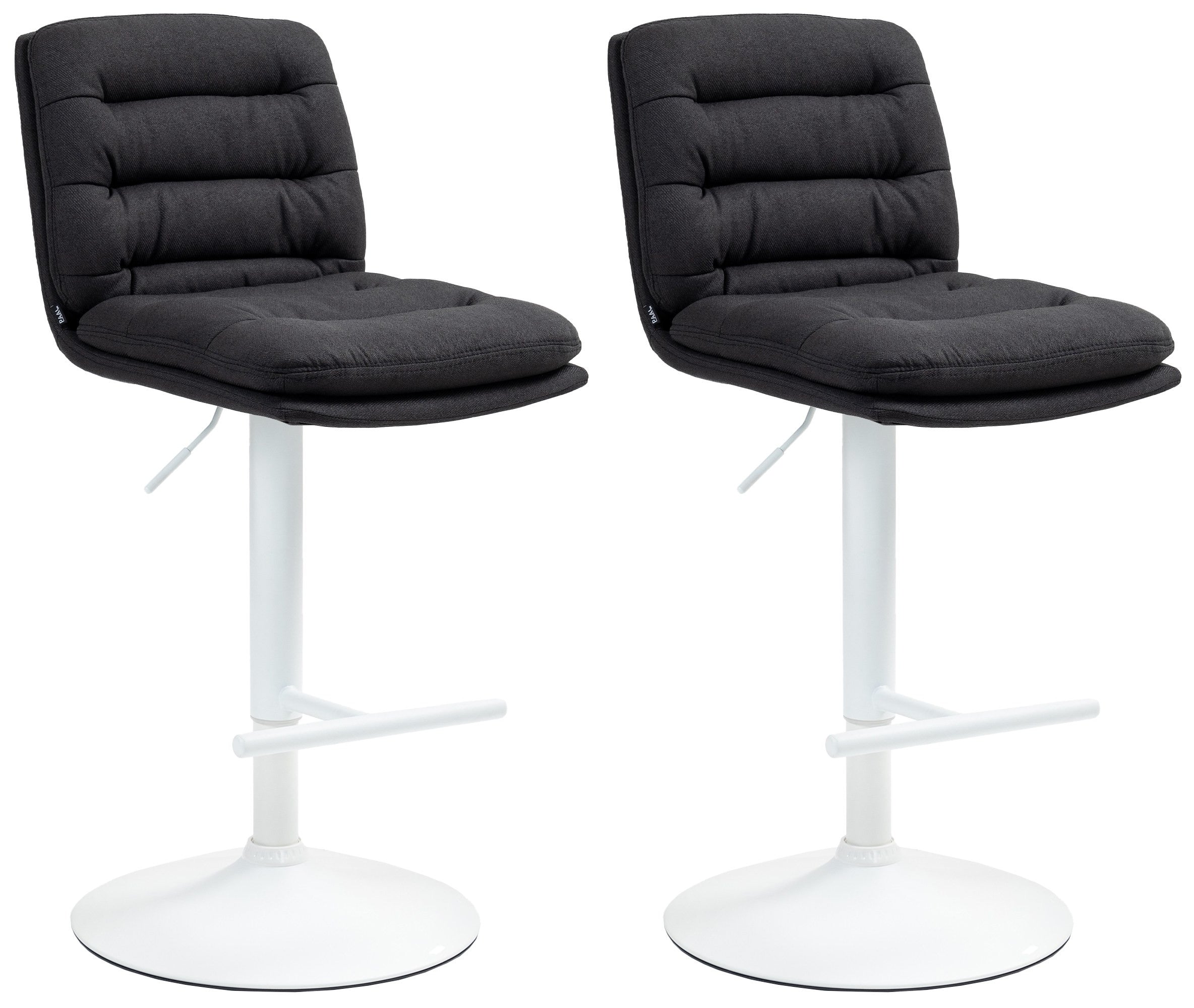 2er Set Barhocker Damar Stoff