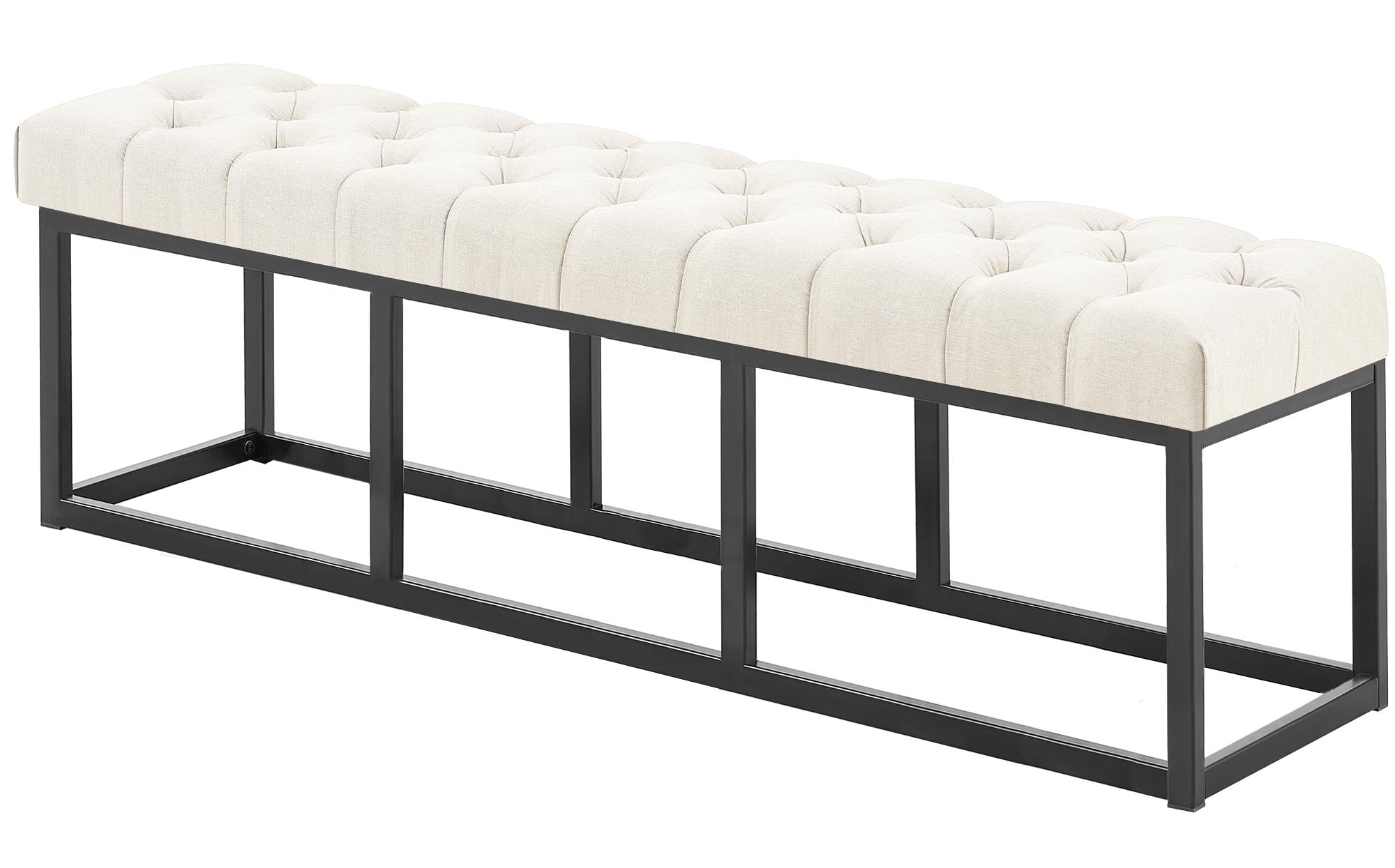 Bench Amun fabric black