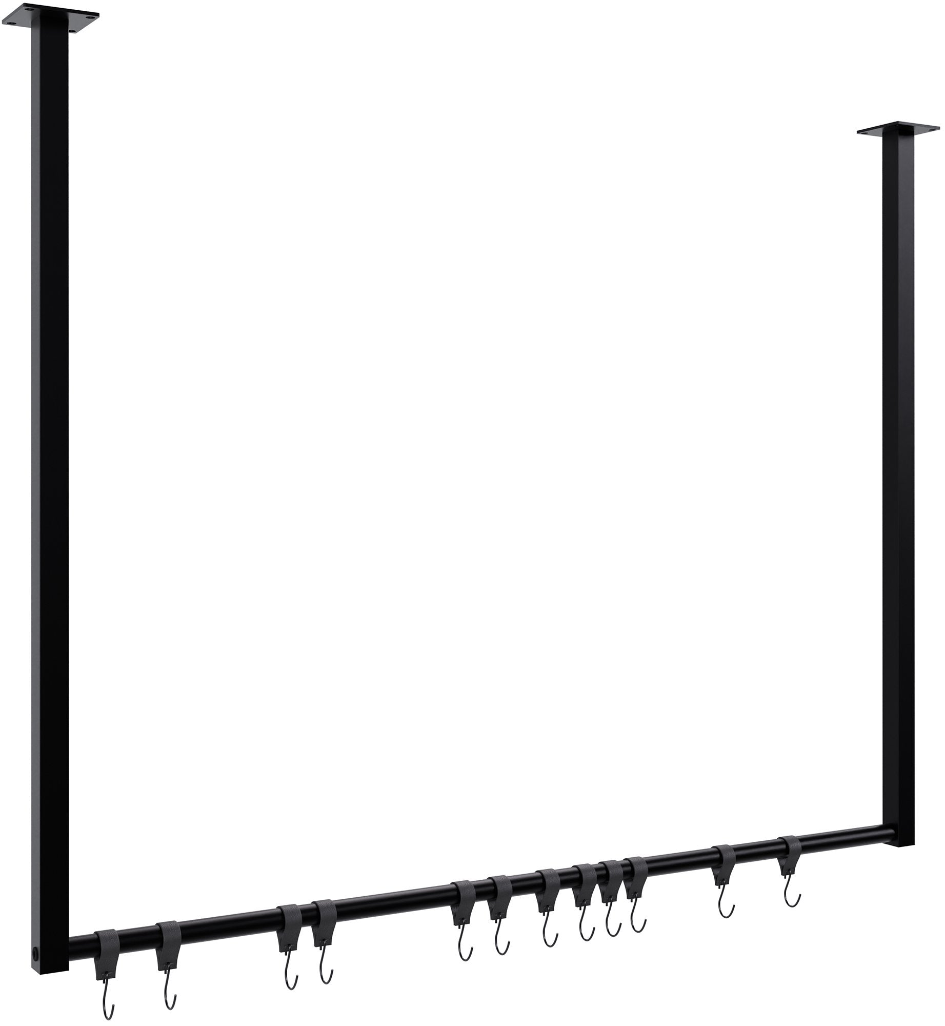 Kleiderstange Fenton mit 12 Kleiderhaken