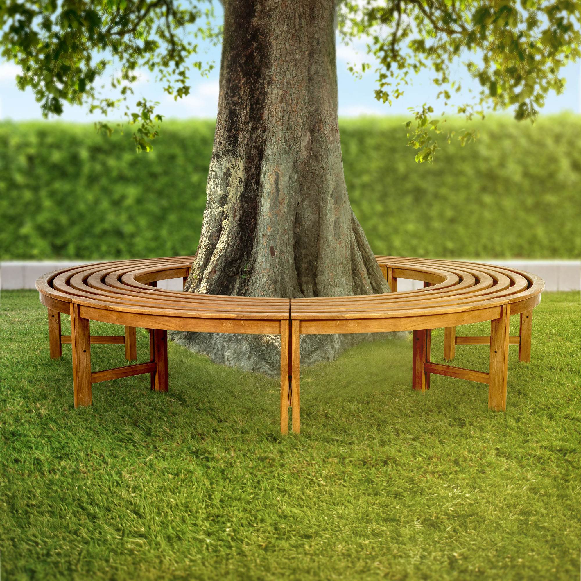 Tree bench Nila without backrest 250 cm
