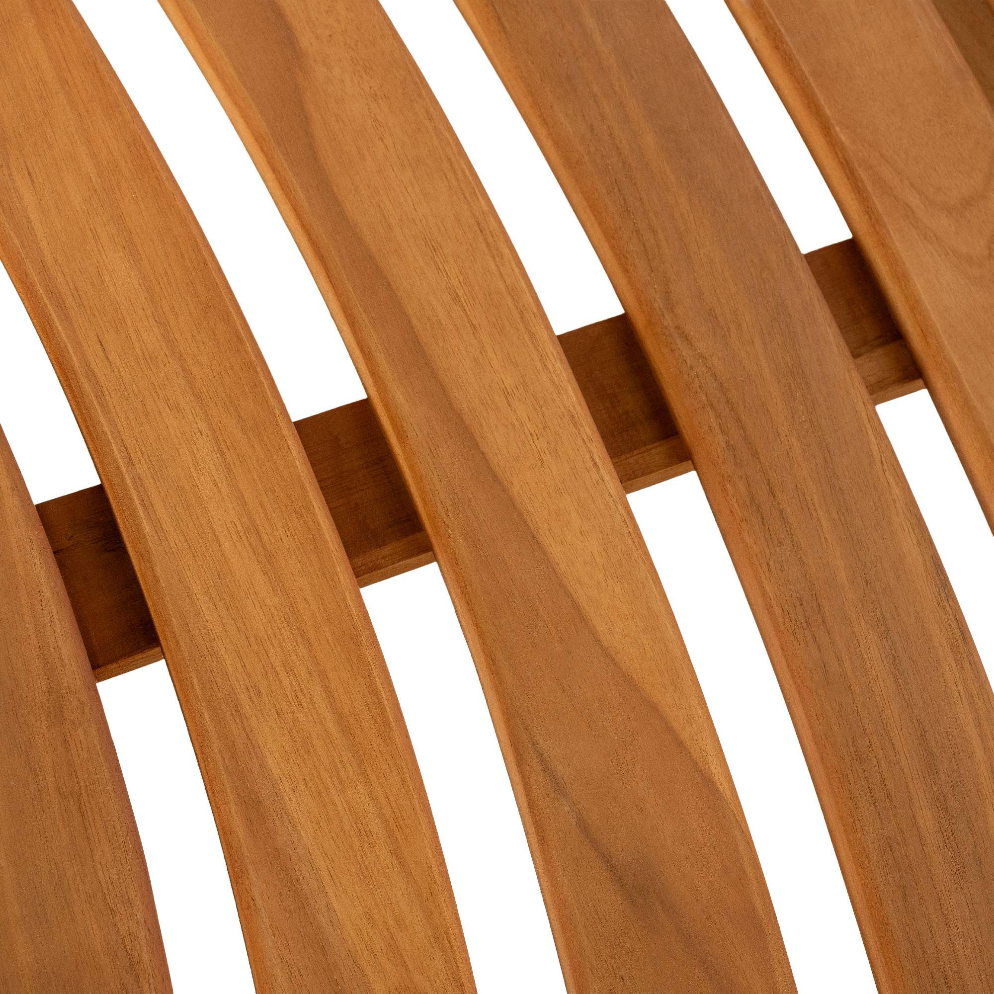 Baumbank Male halbrund ohne Rückenlehne 250 cm