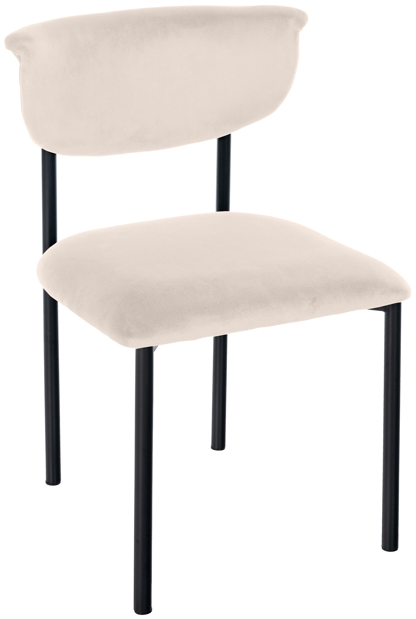 Gambell fluwelen eetkamerstoel